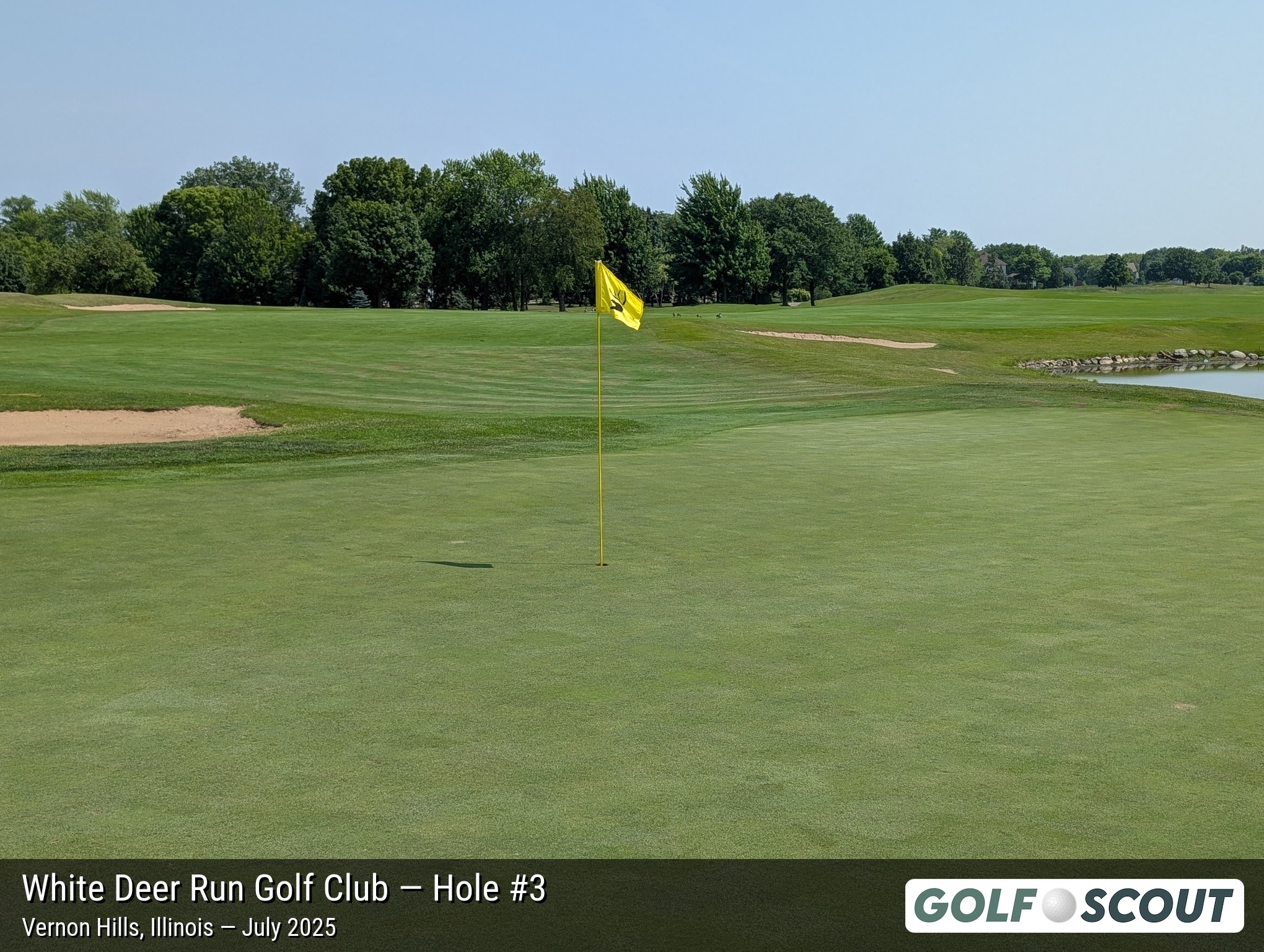 Hole 3 at White Deer Run Golf Club