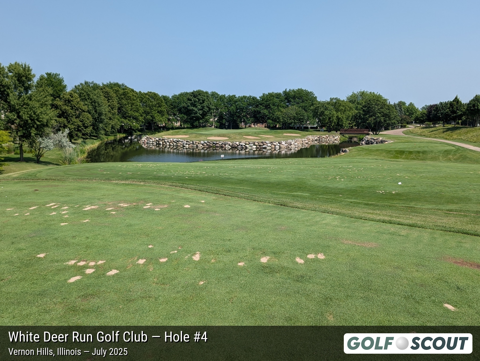 Hole 4 at White Deer Run Golf Club