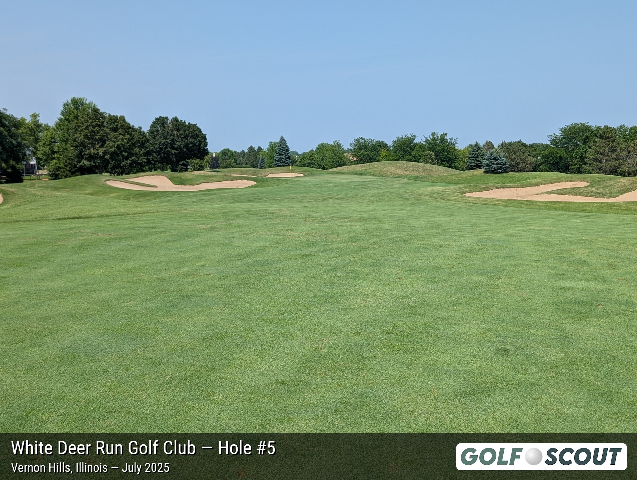 Hole 5 at White Deer Run Golf Club