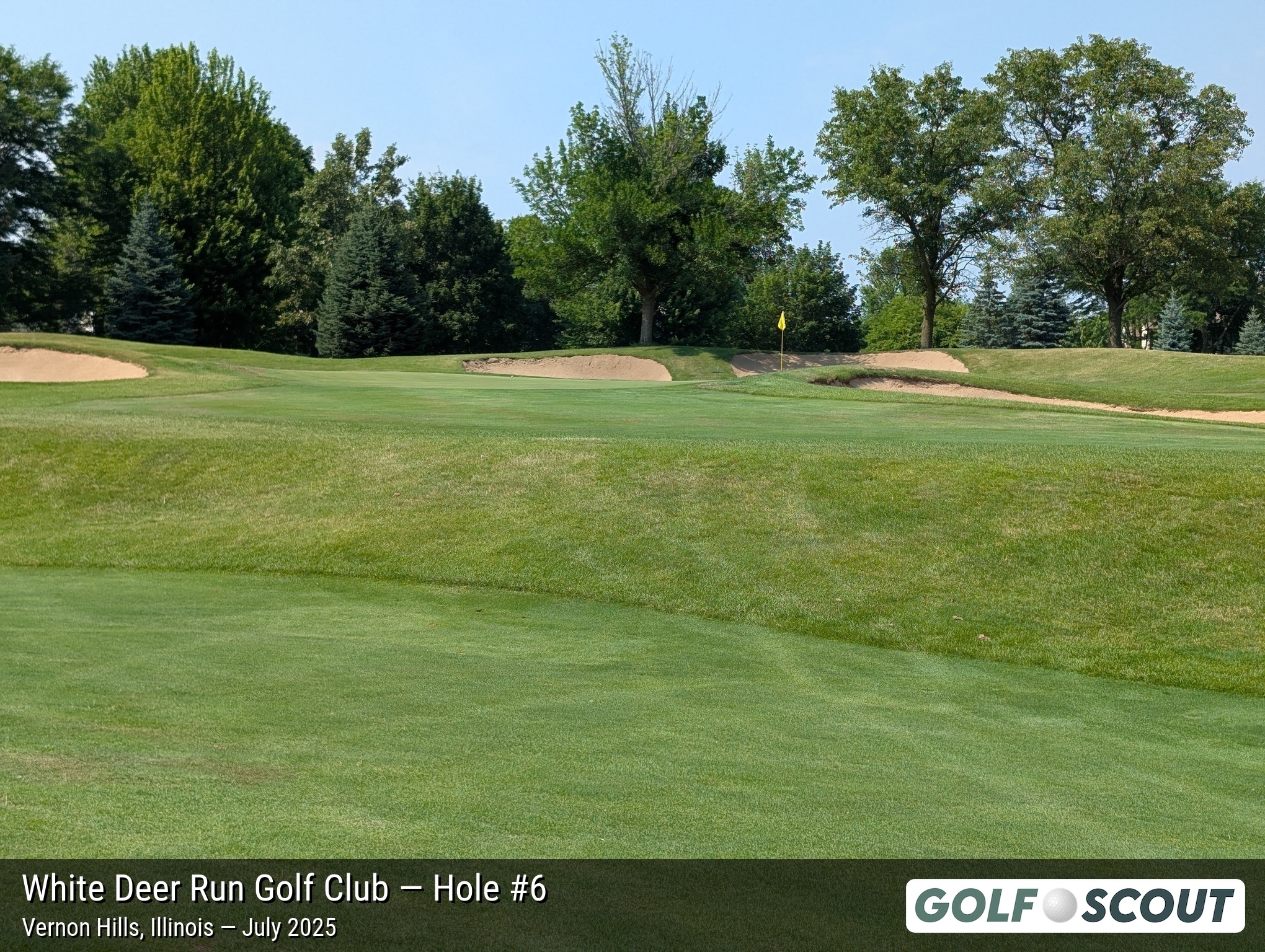 Hole 6 at White Deer Run Golf Club