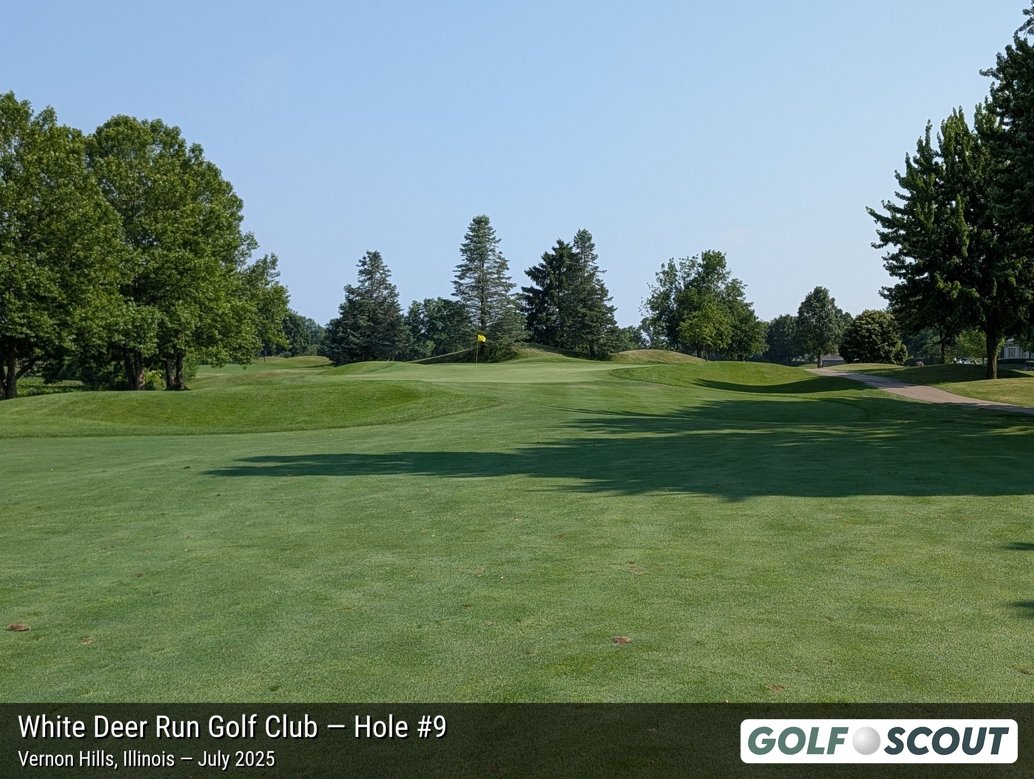 Hole 9 at White Deer Run Golf Club