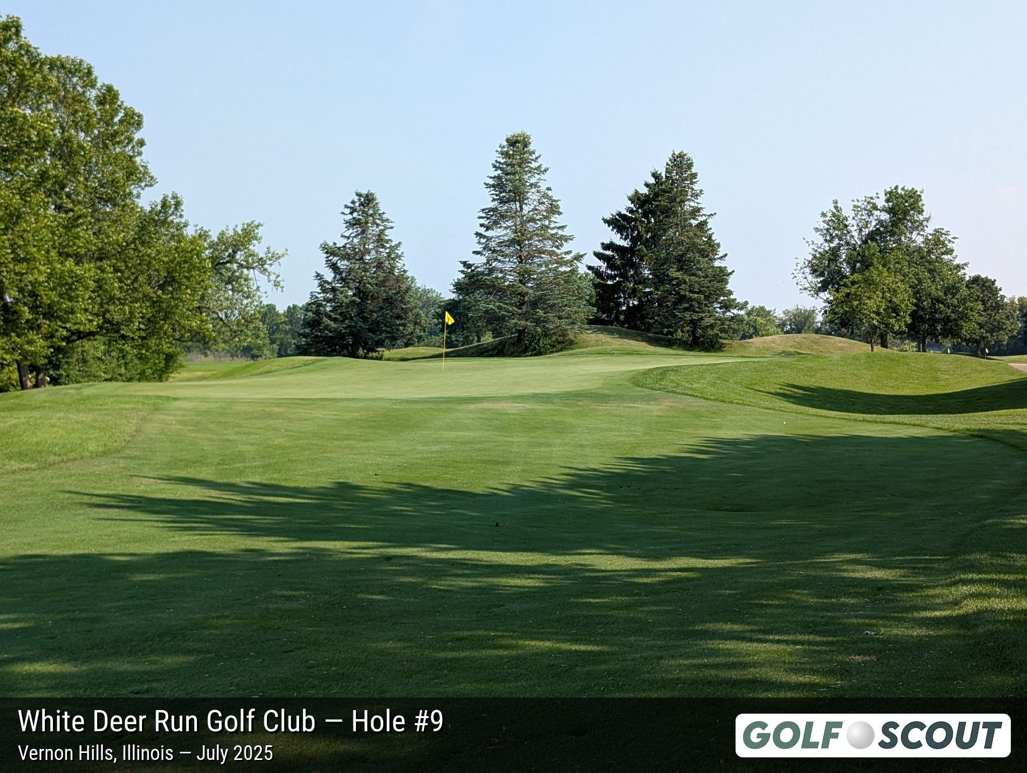 Hole 9 at White Deer Run Golf Club