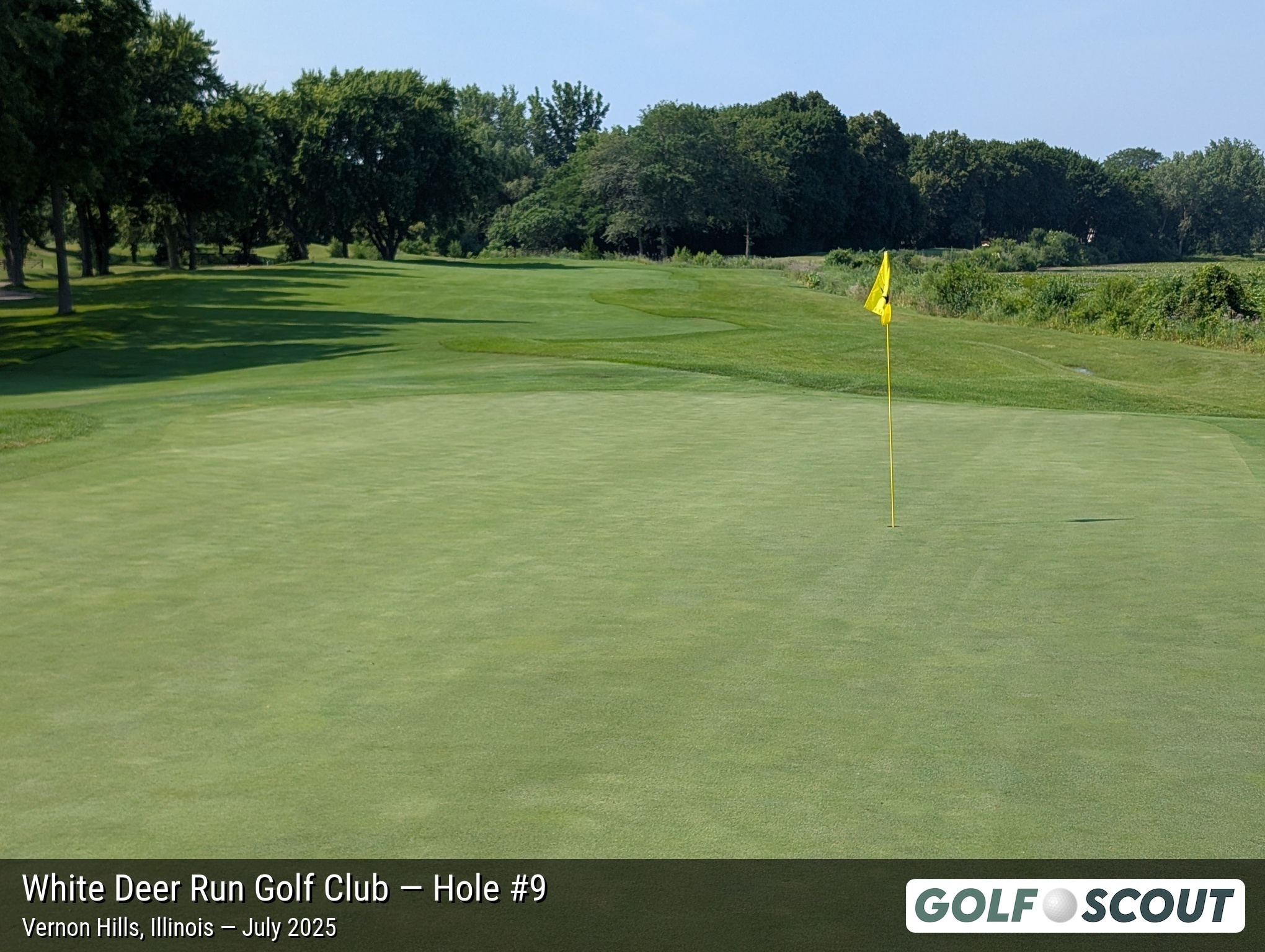 Hole 9 at White Deer Run Golf Club