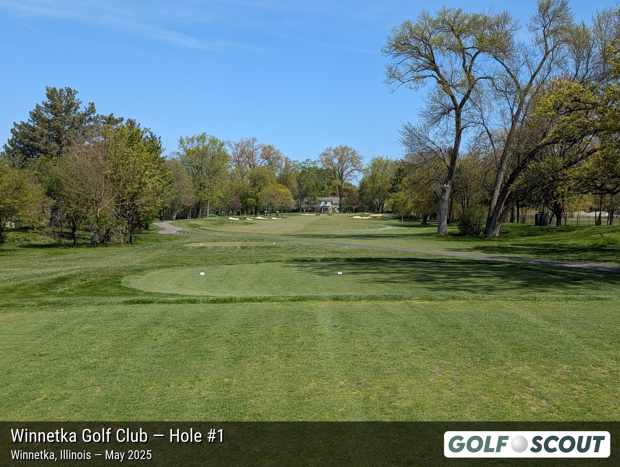 Hole 1 at Winnetka Golf Club