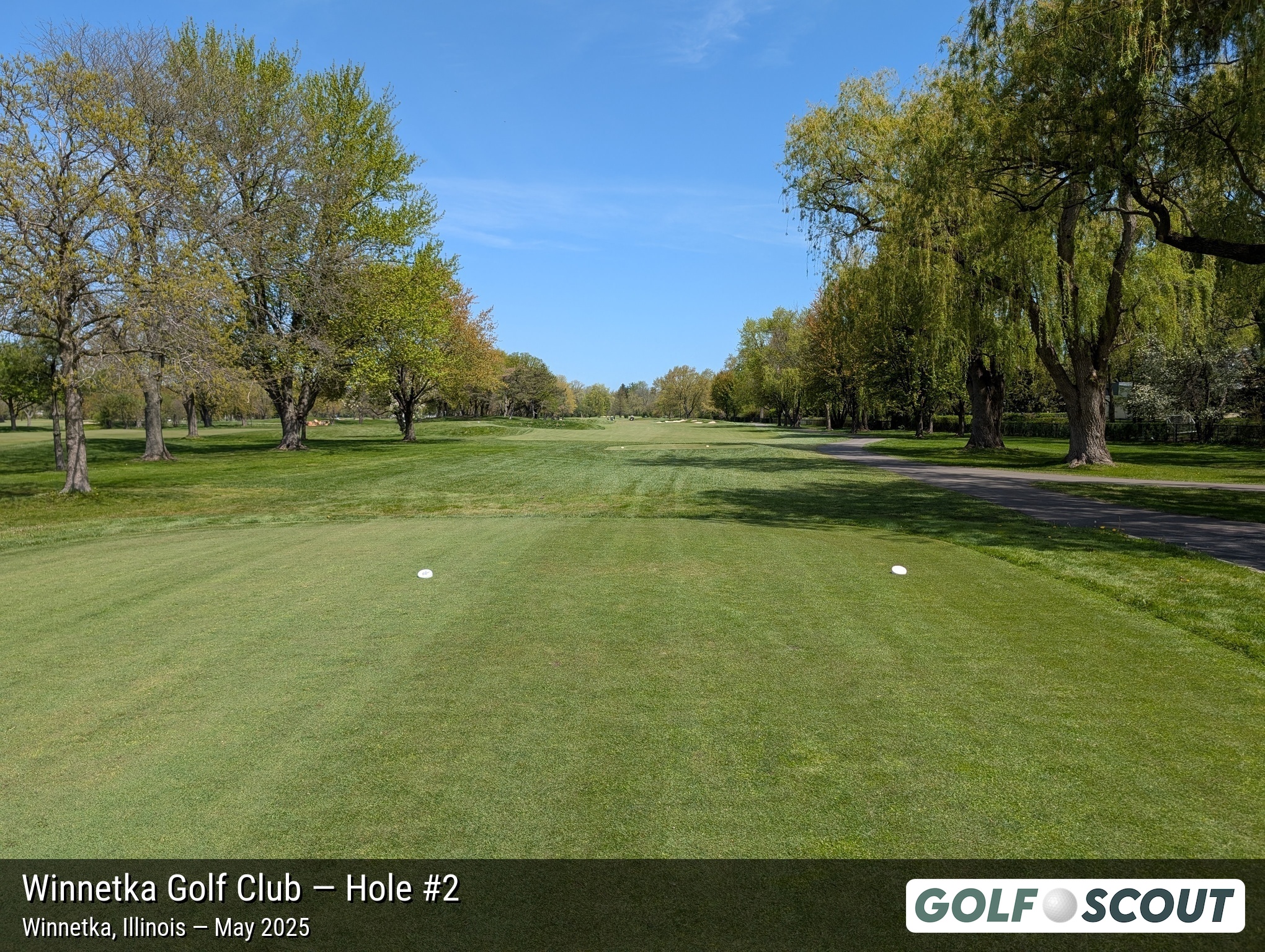 Hole 2 at Winnetka Golf Club
