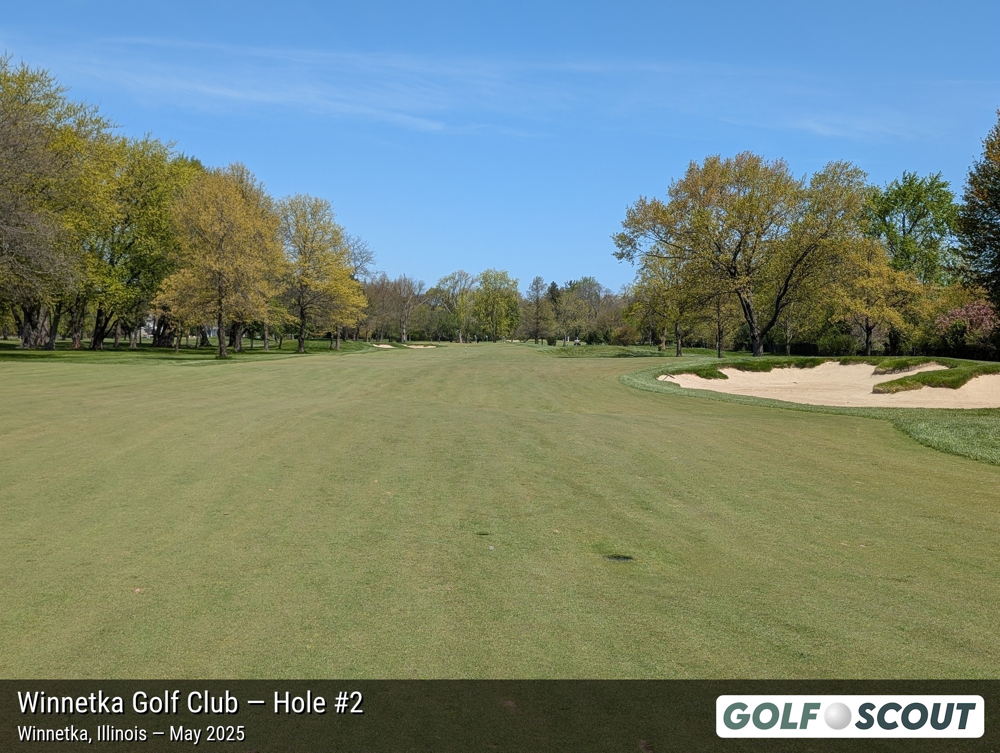 Hole 2 at Winnetka Golf Club