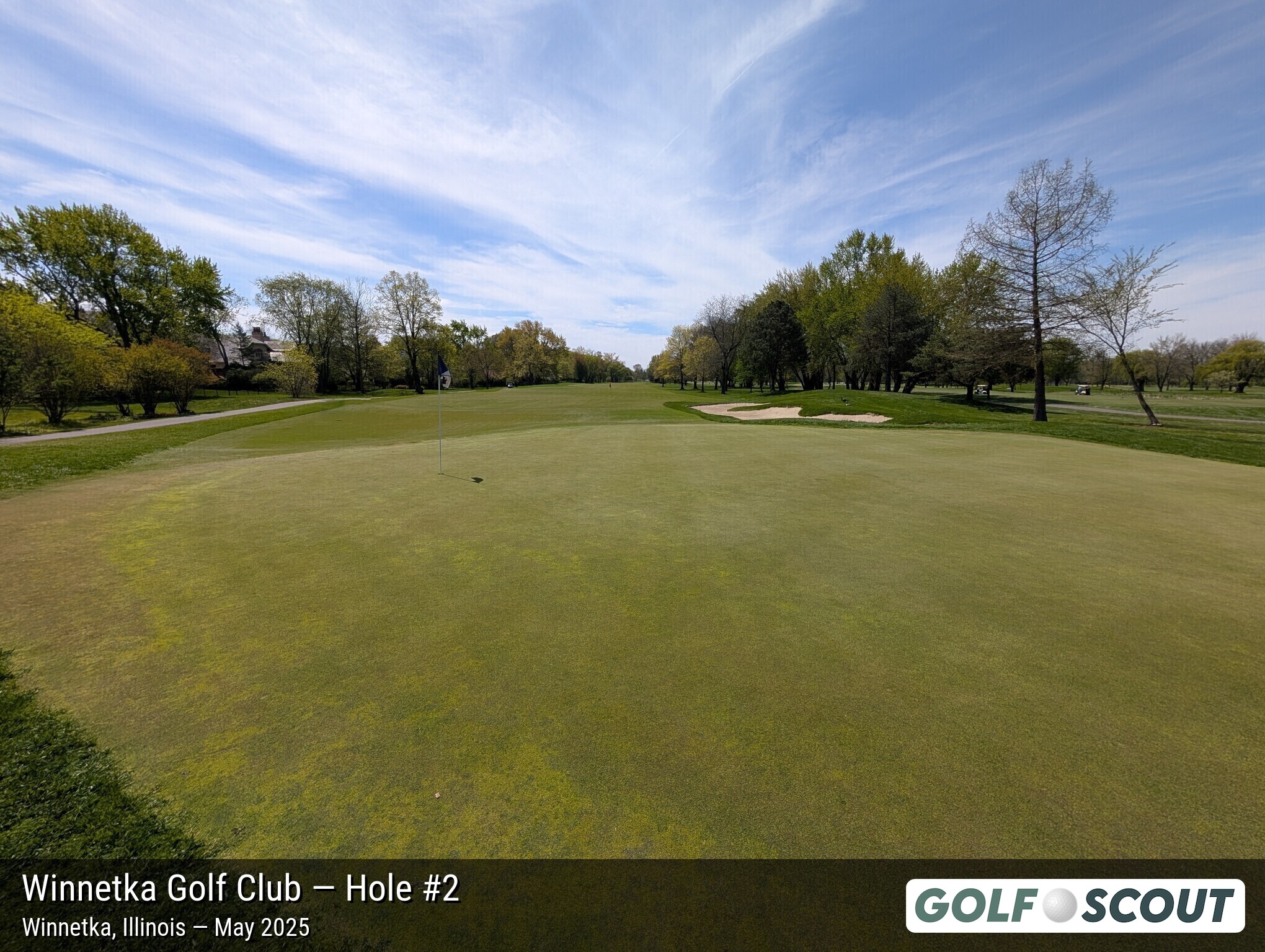 Hole 2 at Winnetka Golf Club