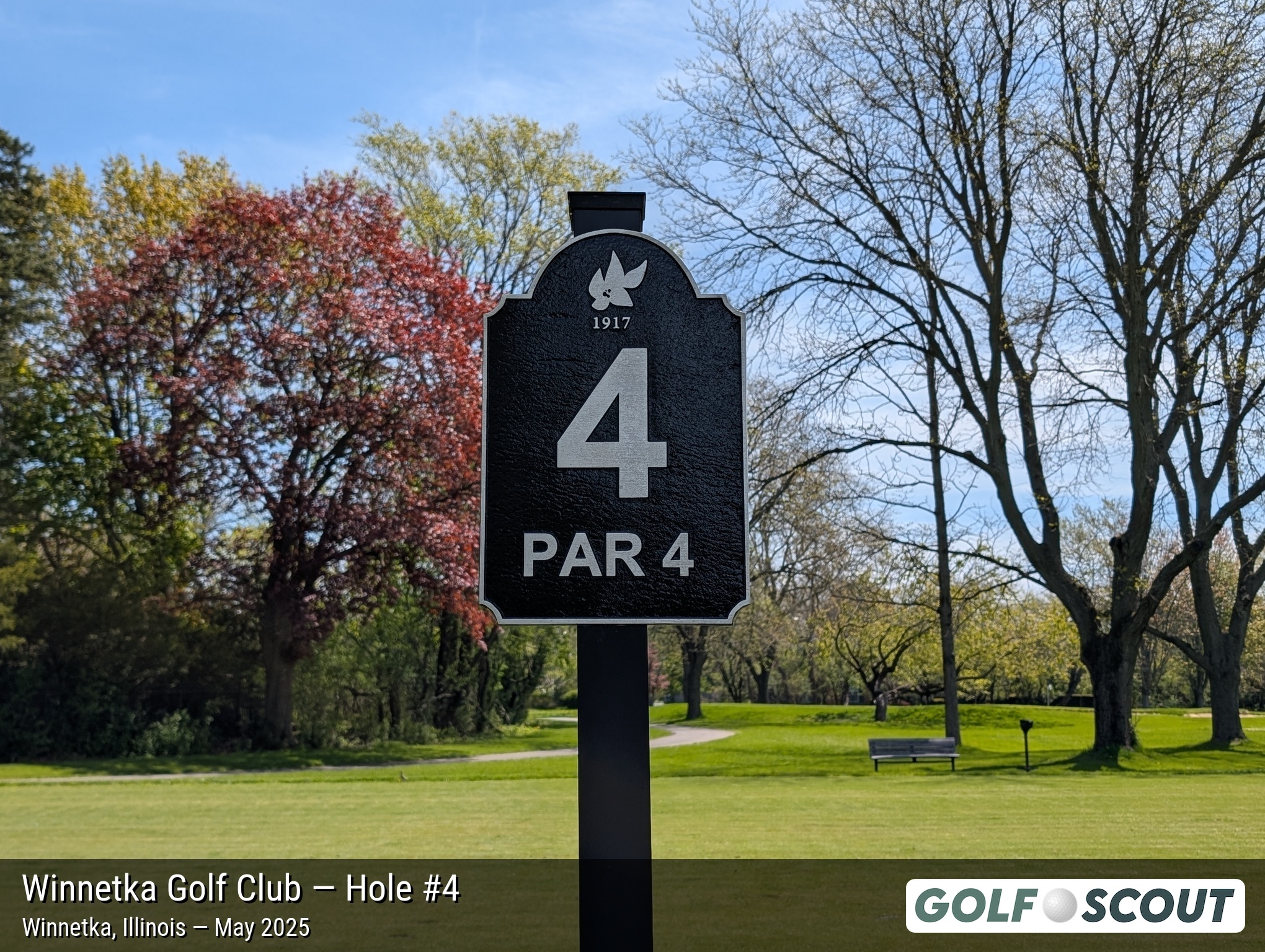 Hole 4 at Winnetka Golf Club