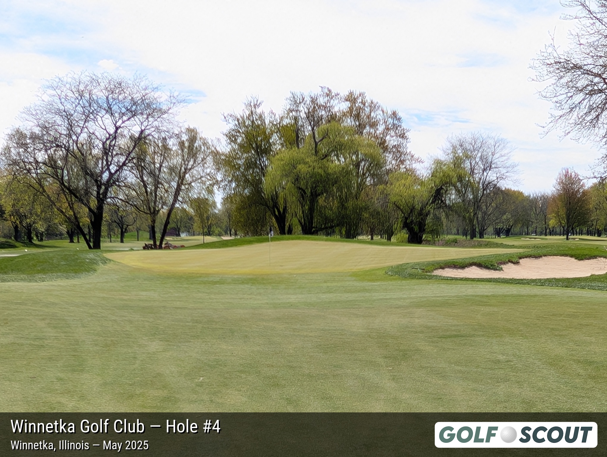 Hole 4 at Winnetka Golf Club