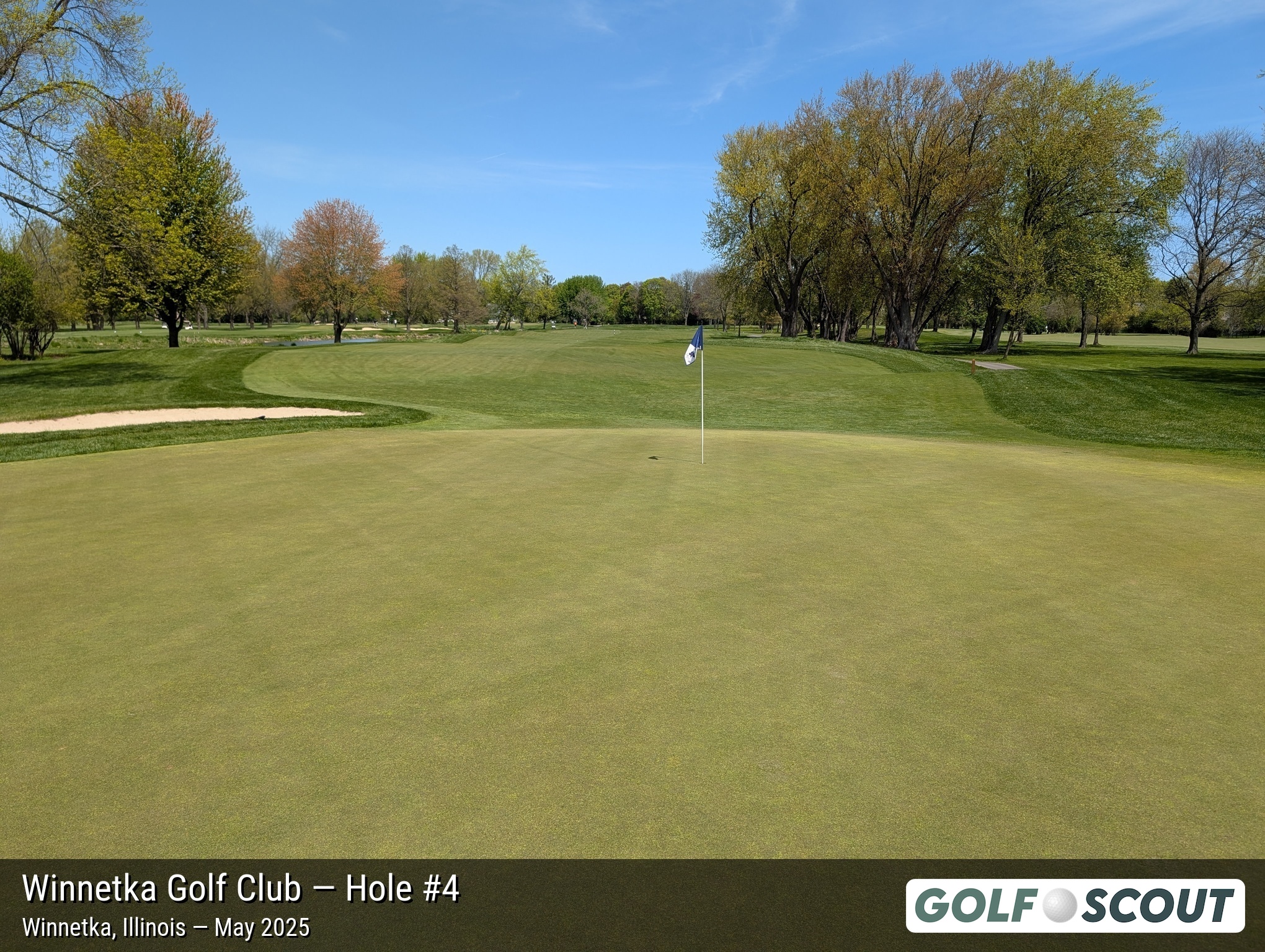 Hole 4 at Winnetka Golf Club