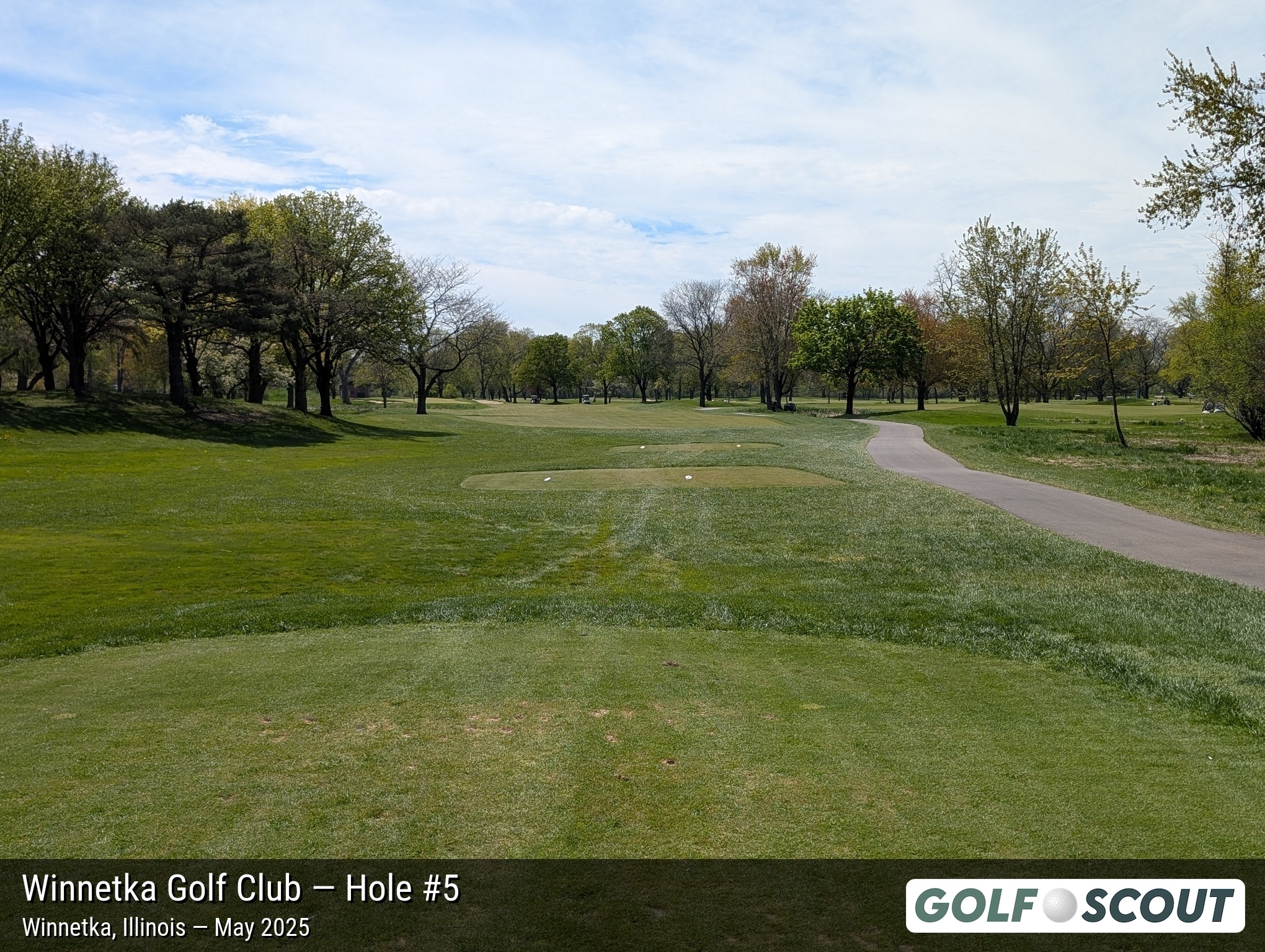Hole 5 at Winnetka Golf Club