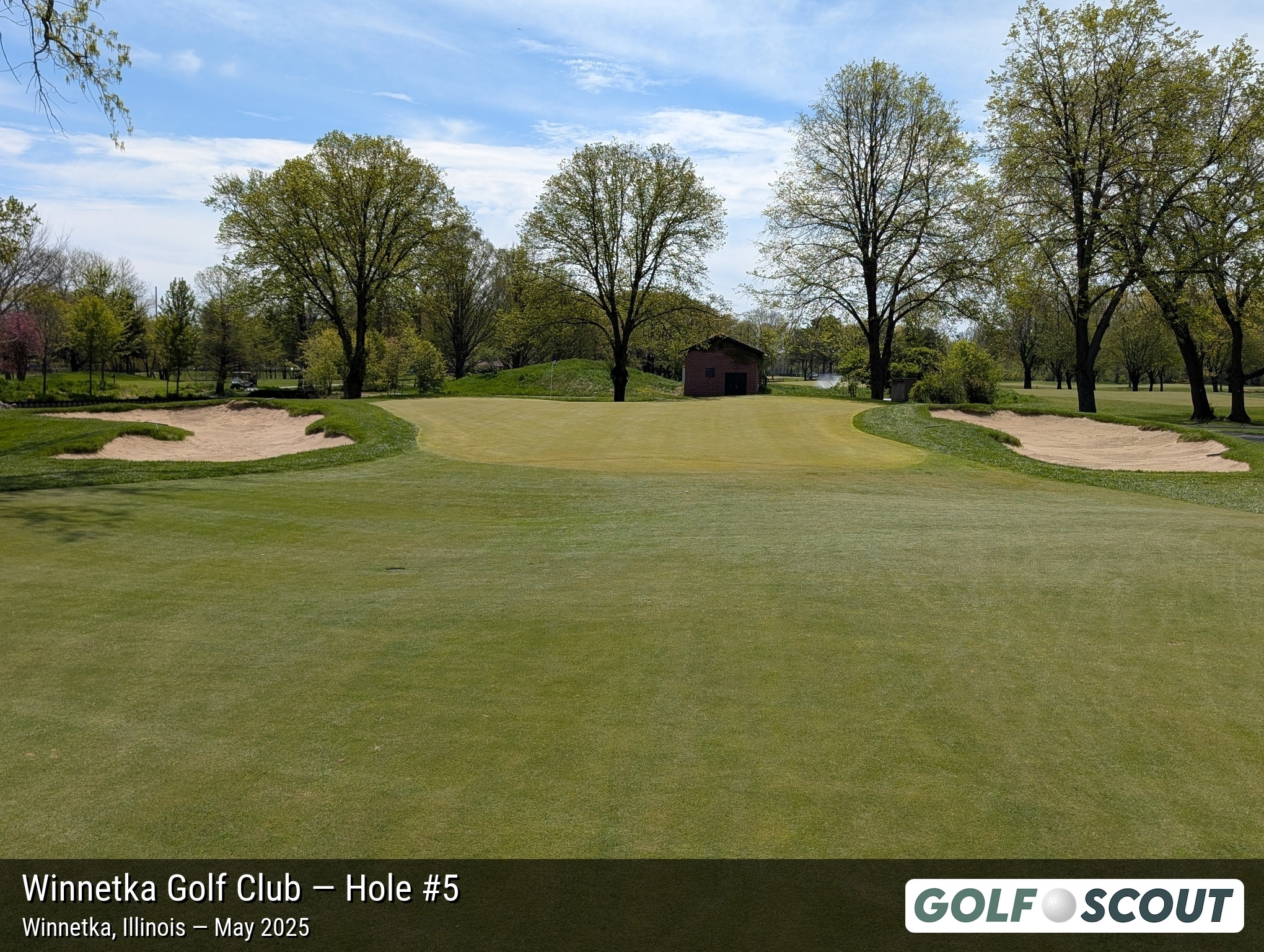 Hole 5 at Winnetka Golf Club