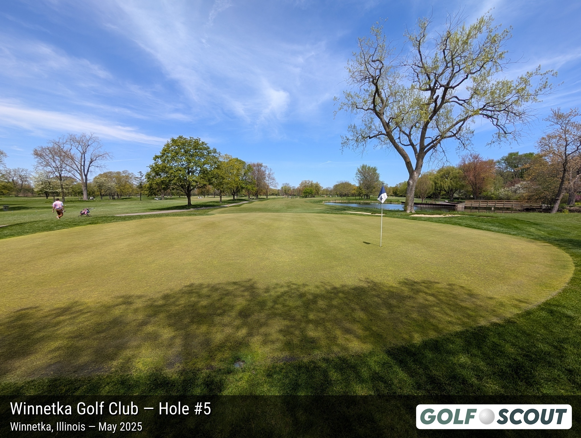 Hole 5 at Winnetka Golf Club