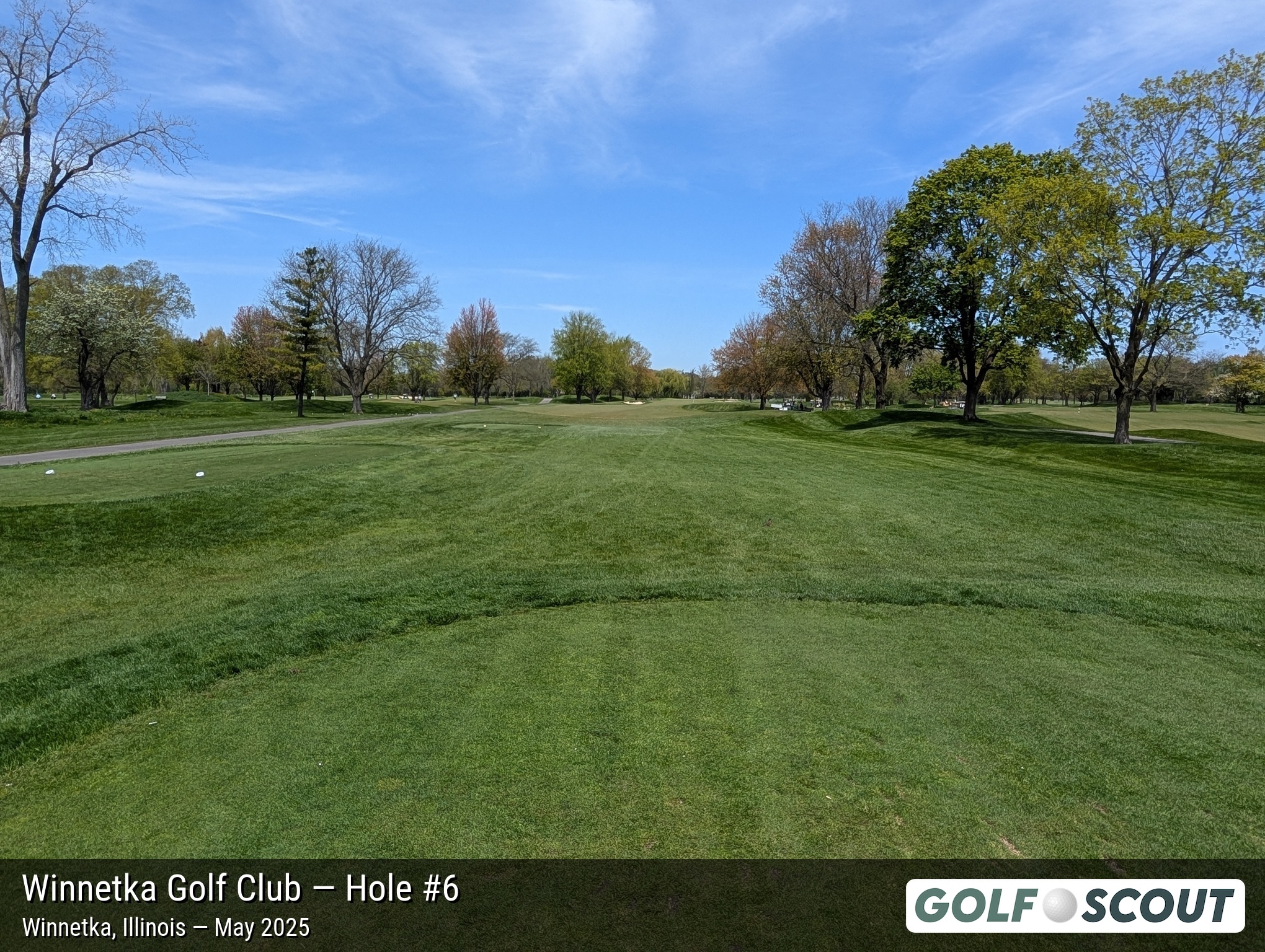 Hole 6 at Winnetka Golf Club