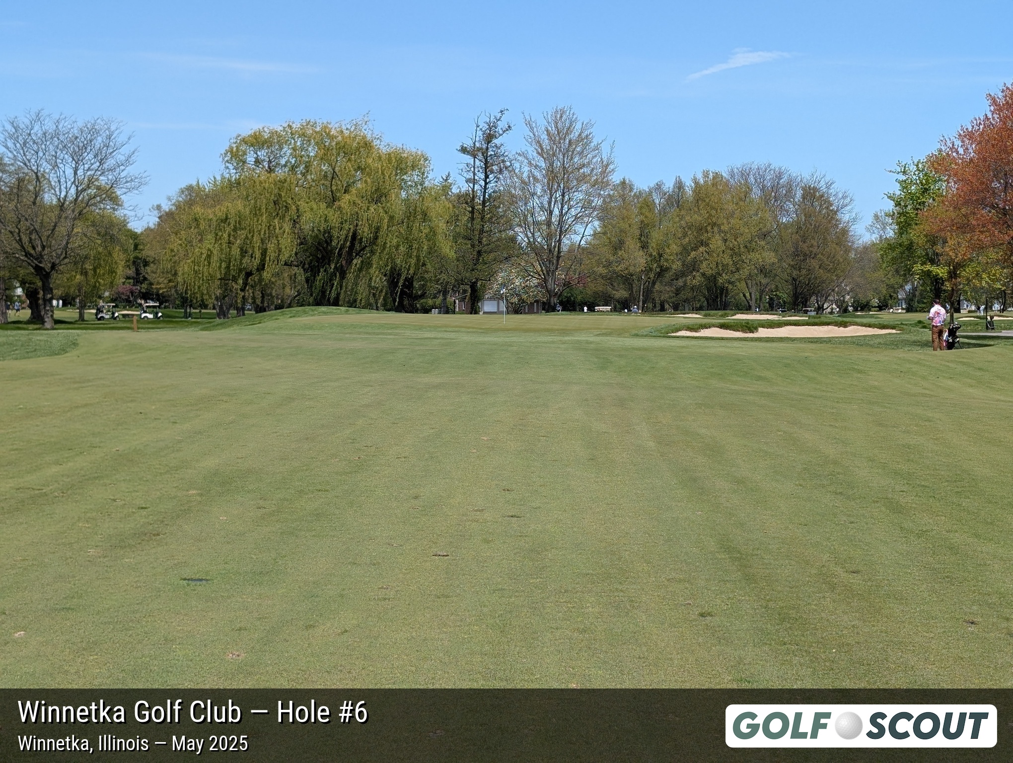 Hole 6 at Winnetka Golf Club