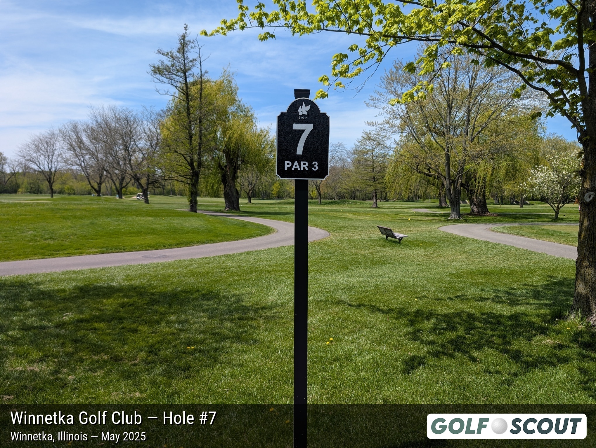 Hole 7 at Winnetka Golf Club