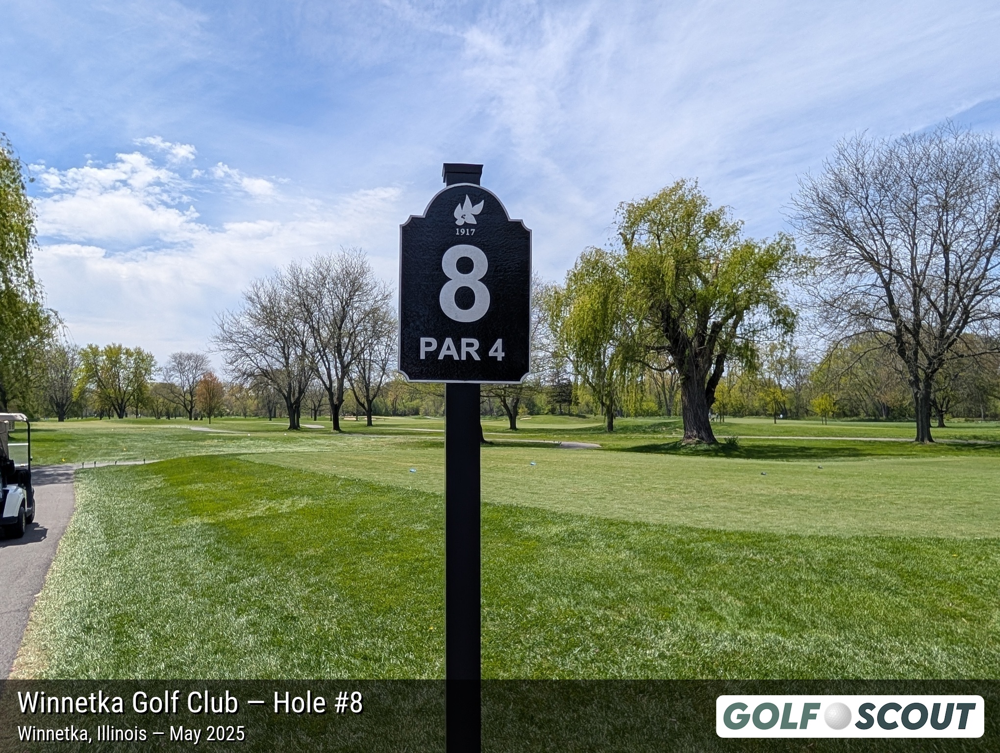 Hole 8 at Winnetka Golf Club