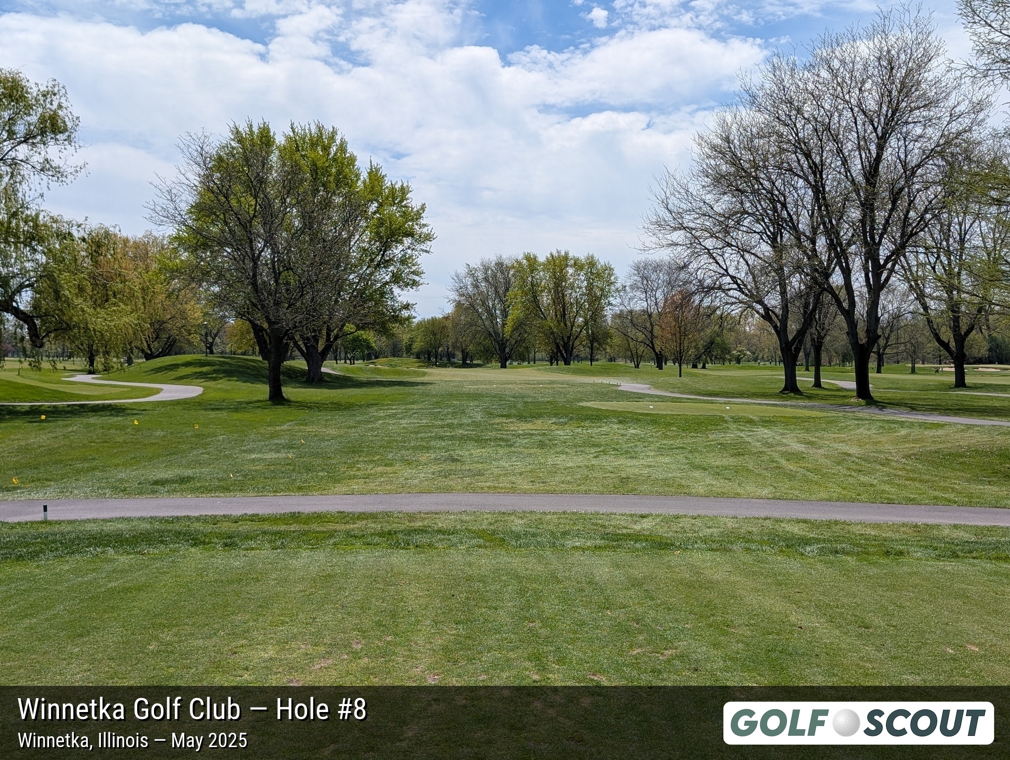 Hole 8 at Winnetka Golf Club