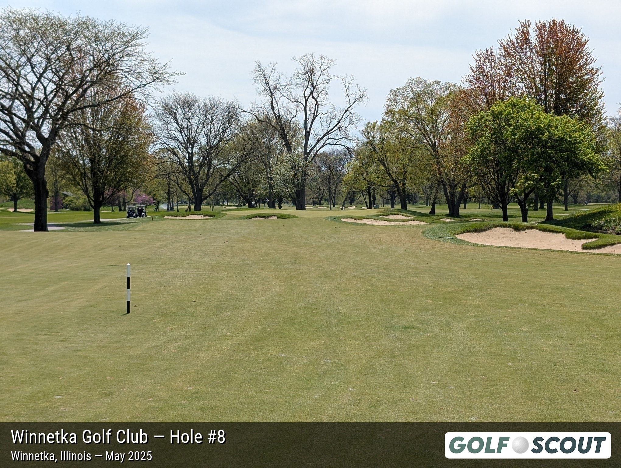 Hole 8 at Winnetka Golf Club