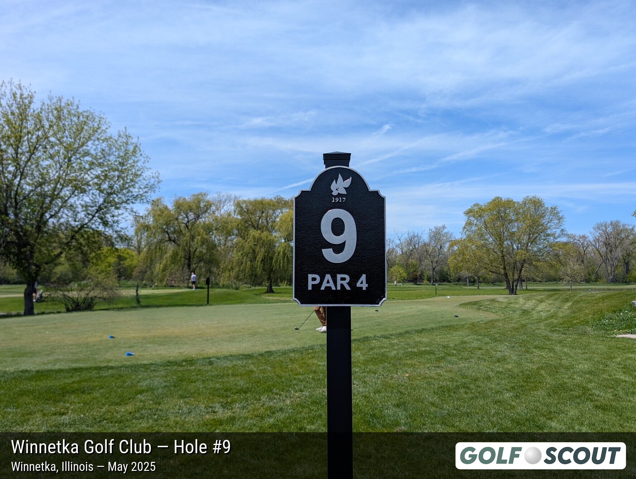 Hole 9 at Winnetka Golf Club
