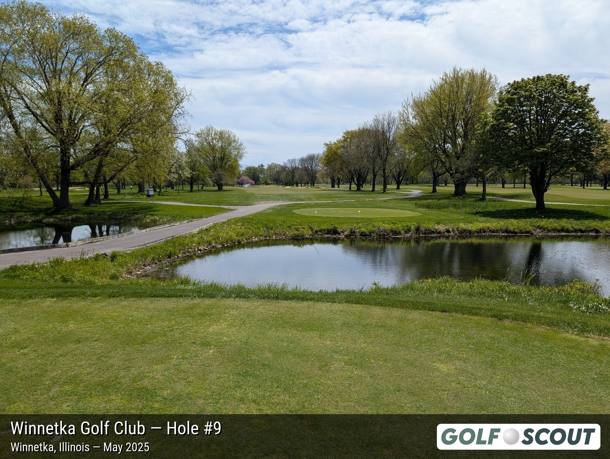Hole 9 at Winnetka Golf Club