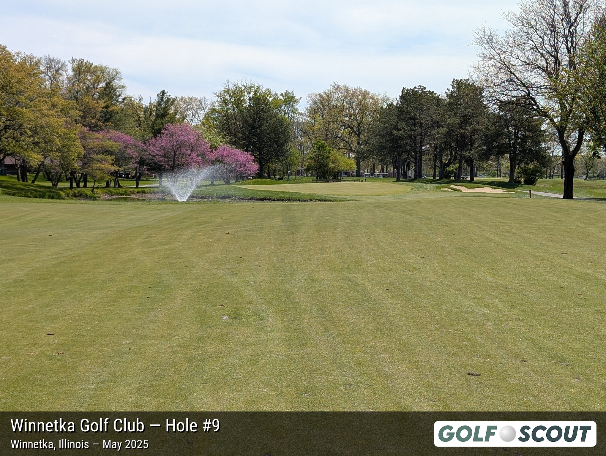 Hole 9 at Winnetka Golf Club
