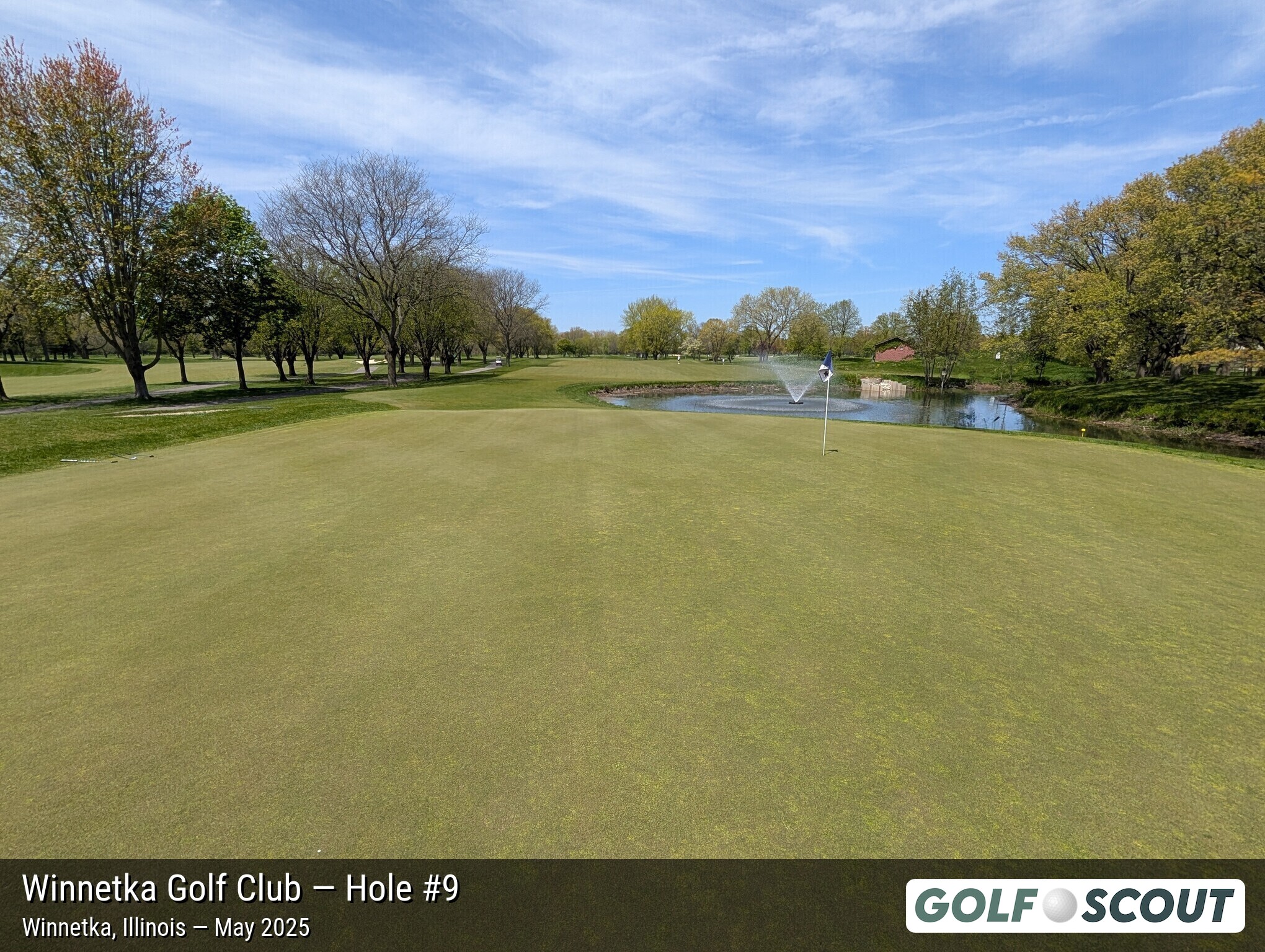 Hole 9 at Winnetka Golf Club
