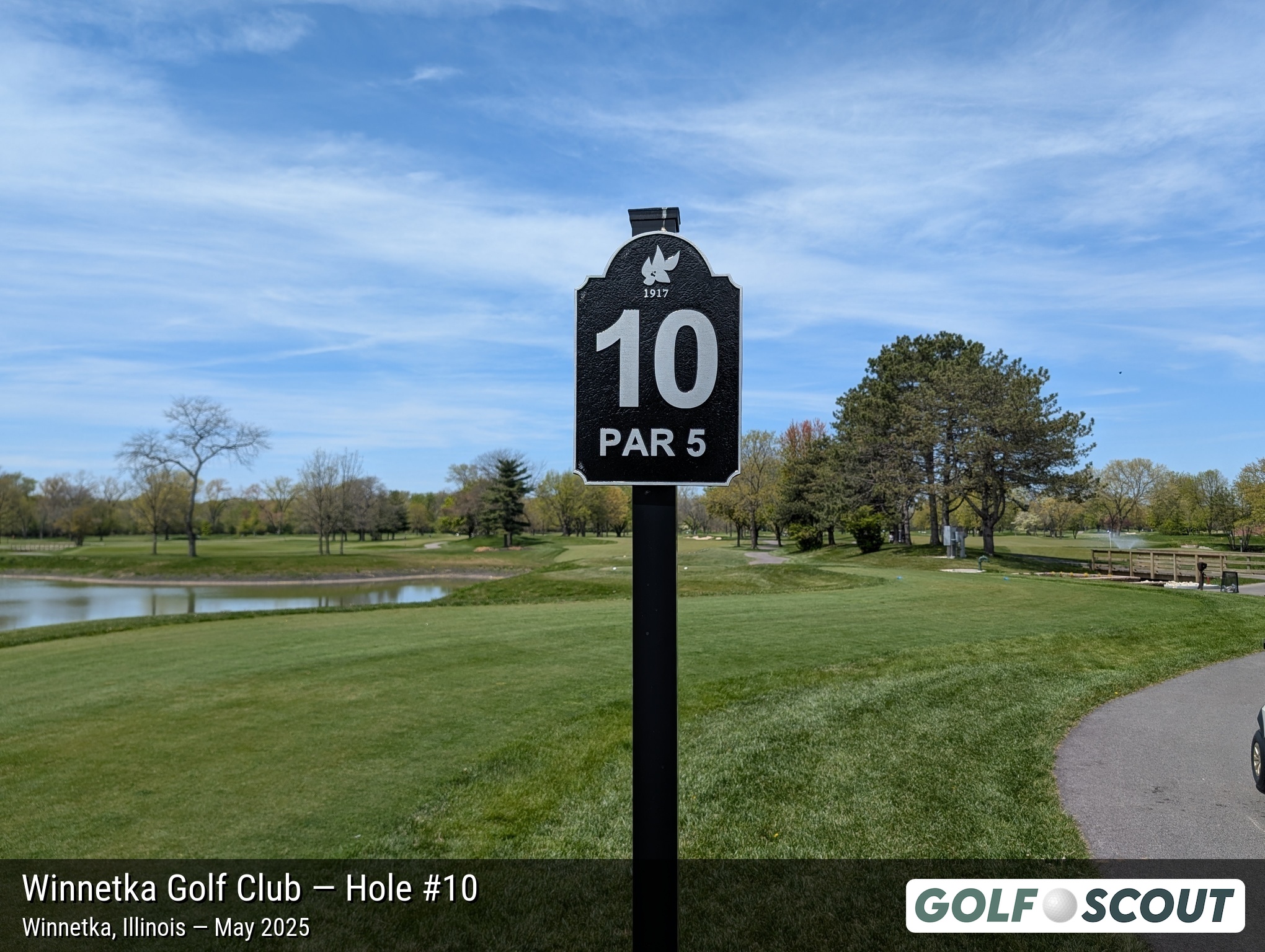Hole 10 at Winnetka Golf Club