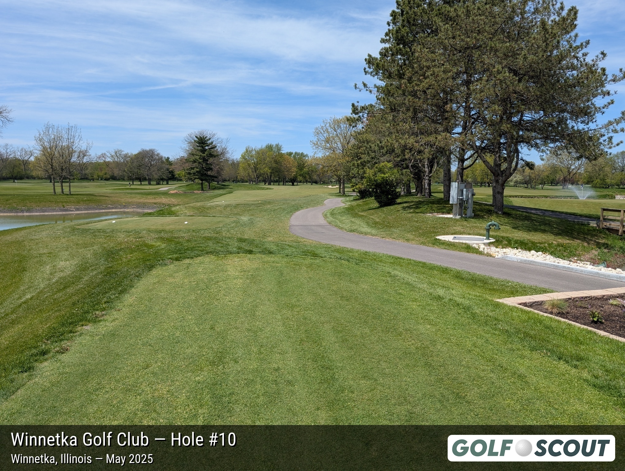 Hole 10 at Winnetka Golf Club