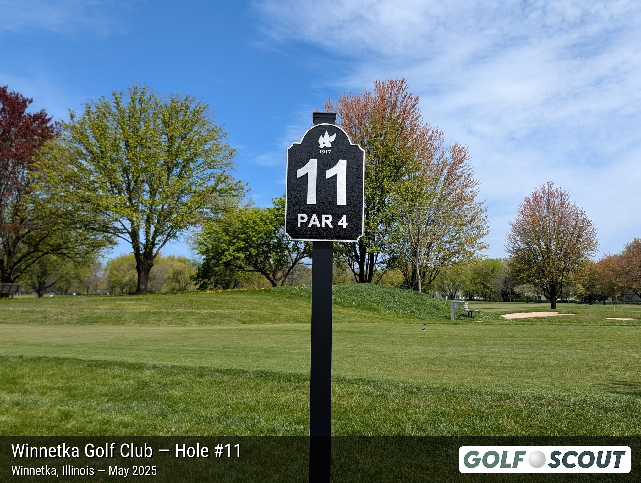 Hole 11 at Winnetka Golf Club