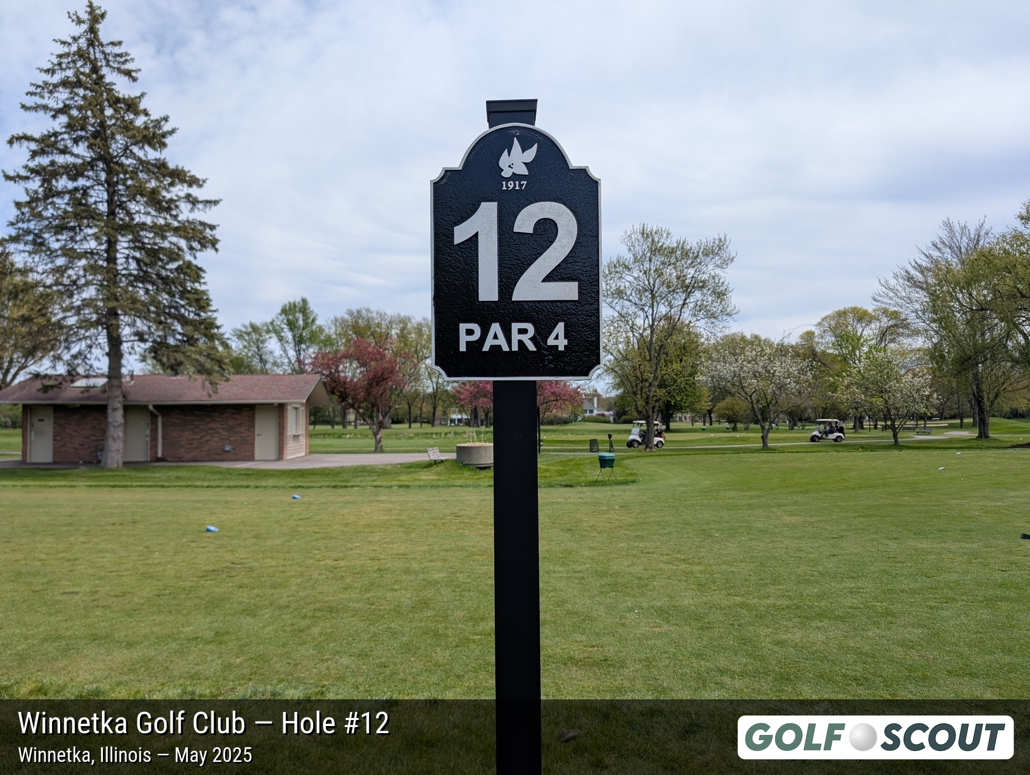 Hole 12 at Winnetka Golf Club