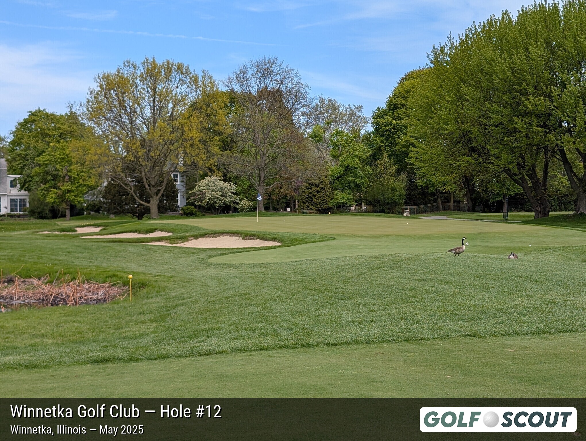Hole 12 at Winnetka Golf Club