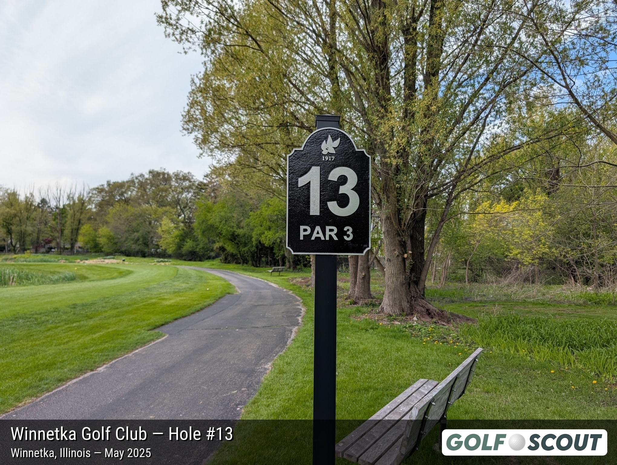 Hole 13 at Winnetka Golf Club