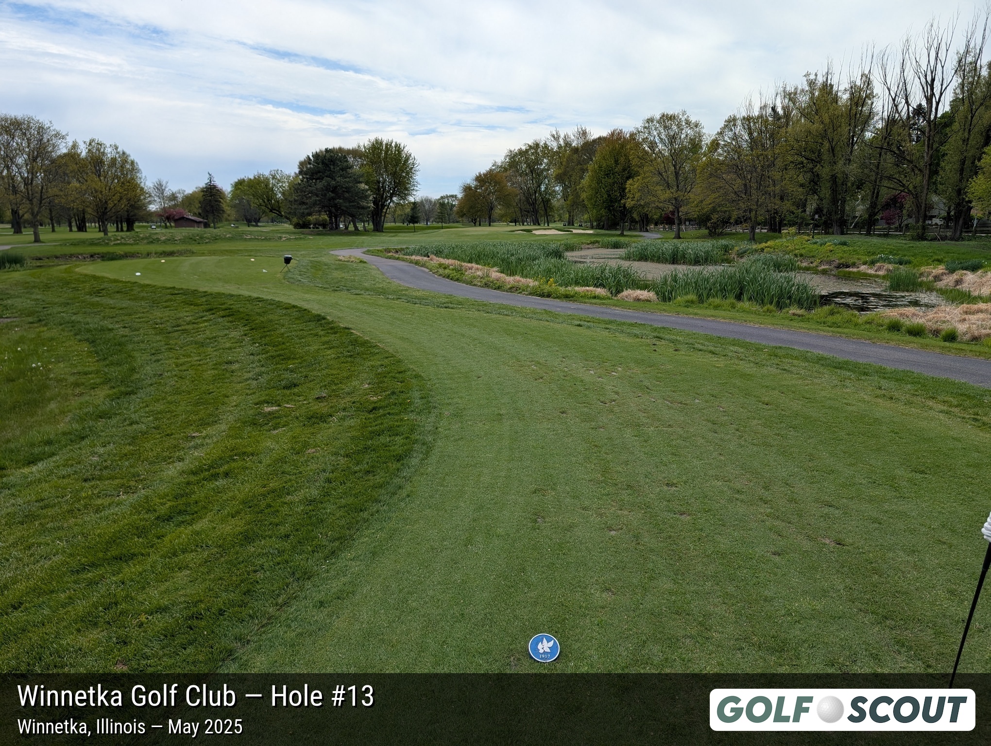 Hole 13 at Winnetka Golf Club