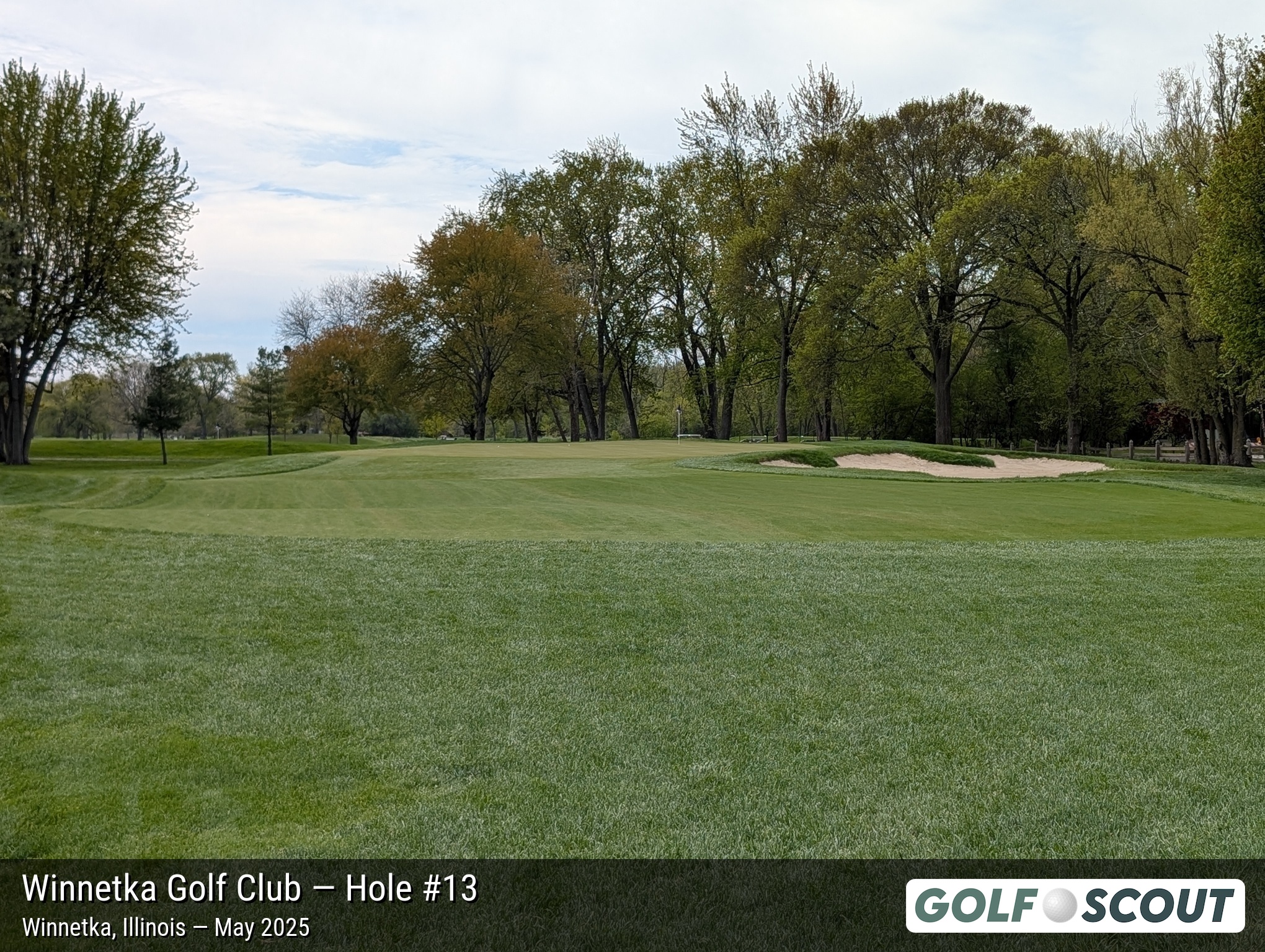 Hole 13 at Winnetka Golf Club