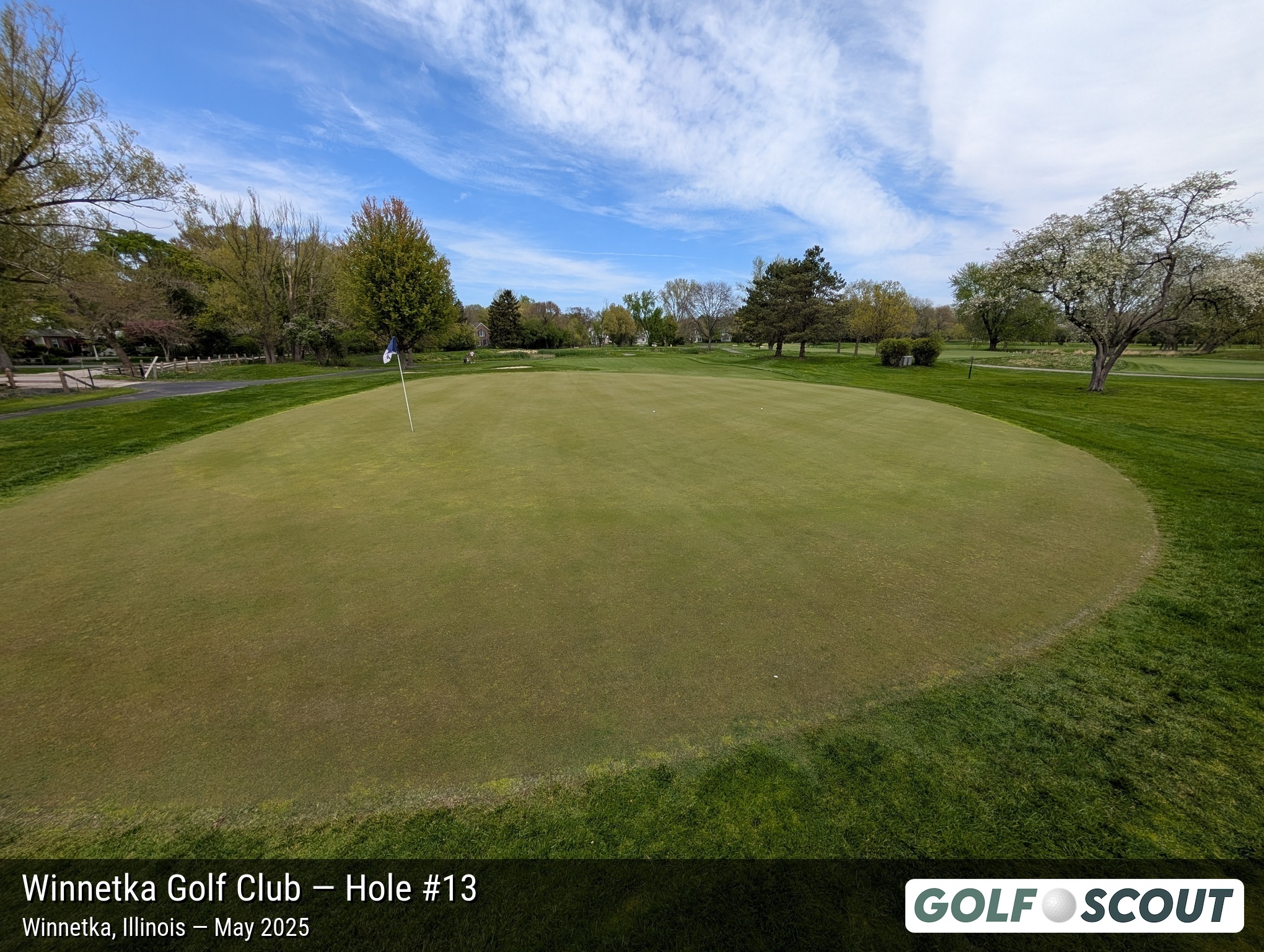 Hole 13 at Winnetka Golf Club