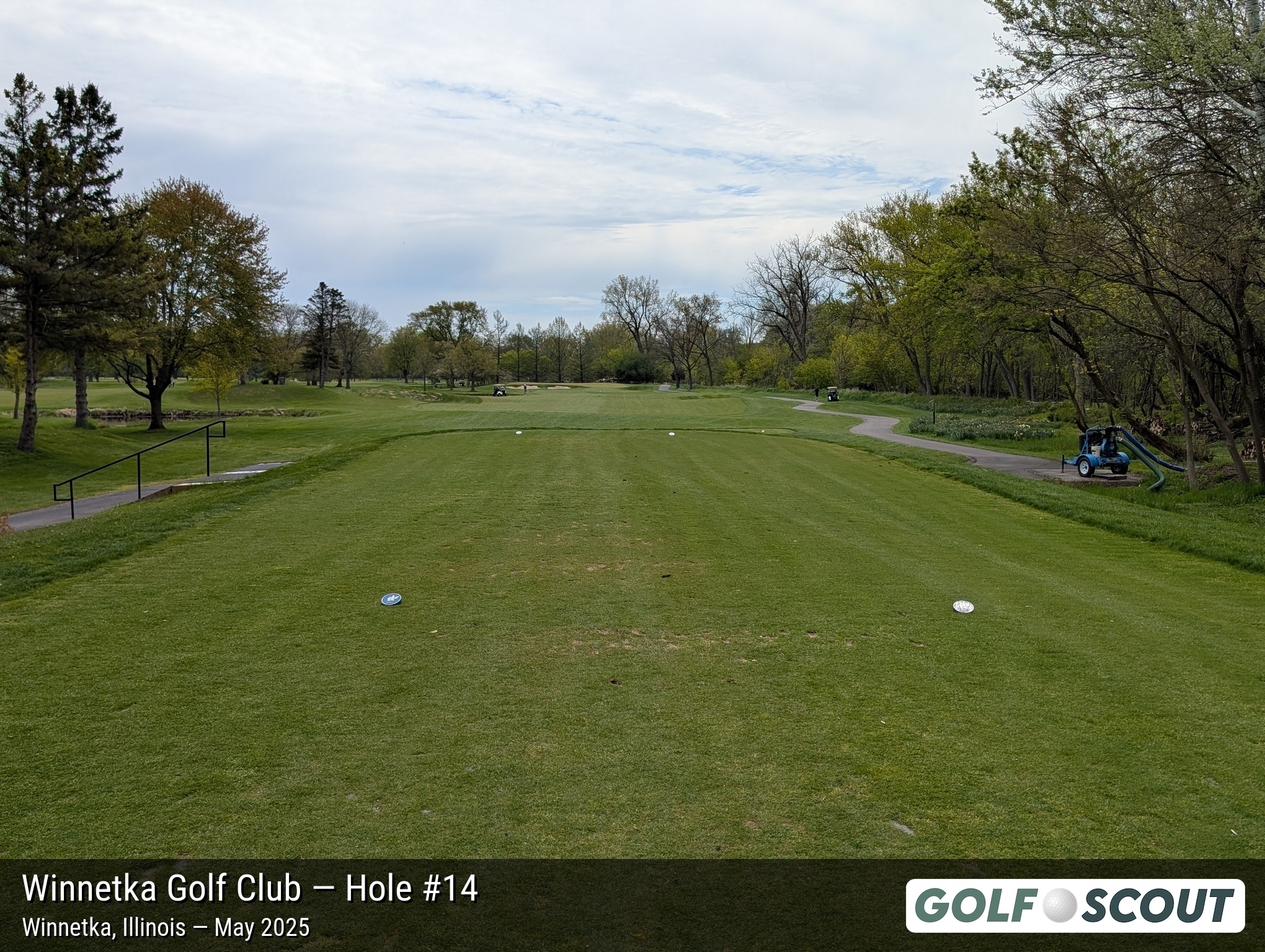 Hole 14 at Winnetka Golf Club