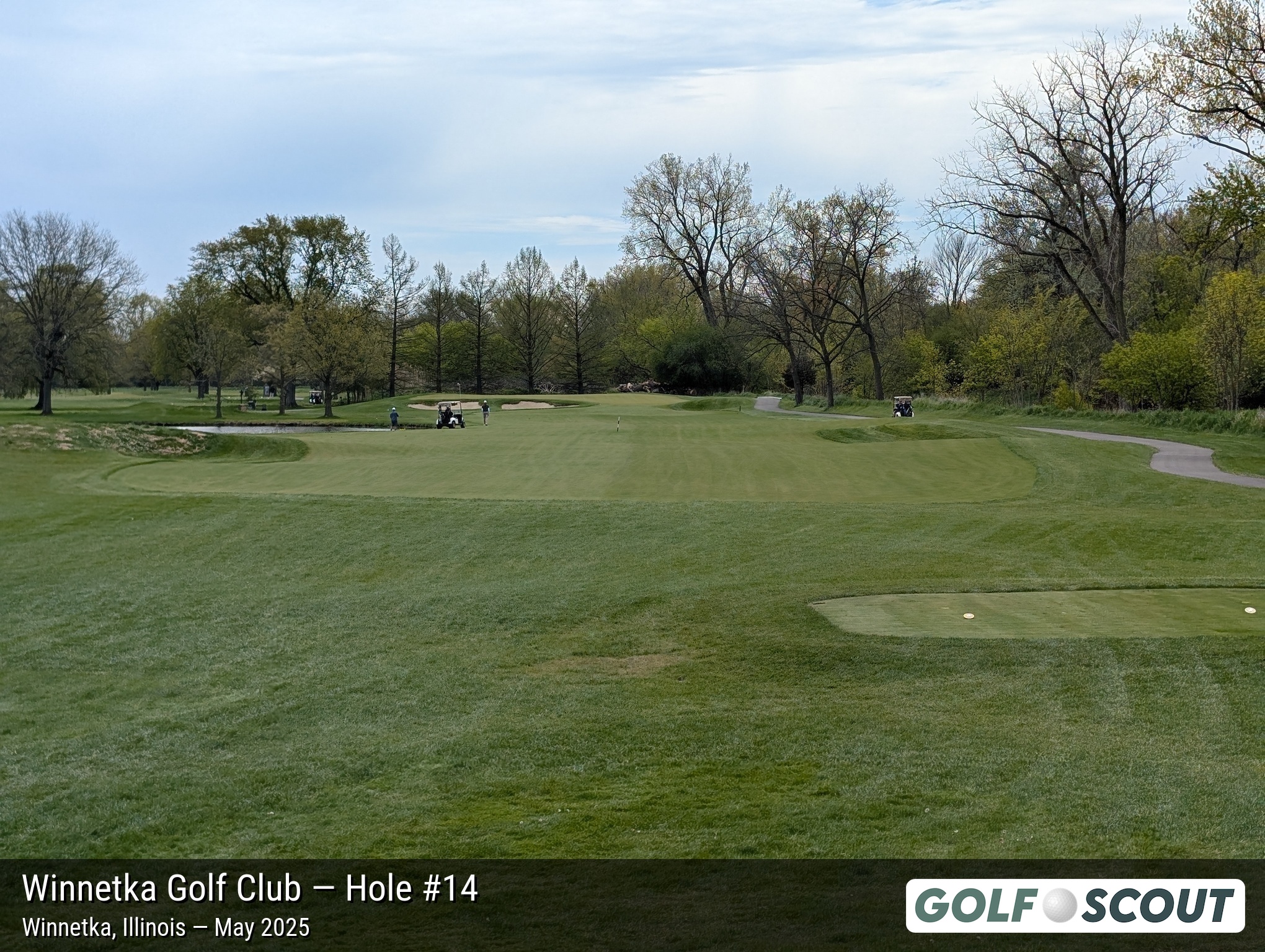 Hole 14 at Winnetka Golf Club