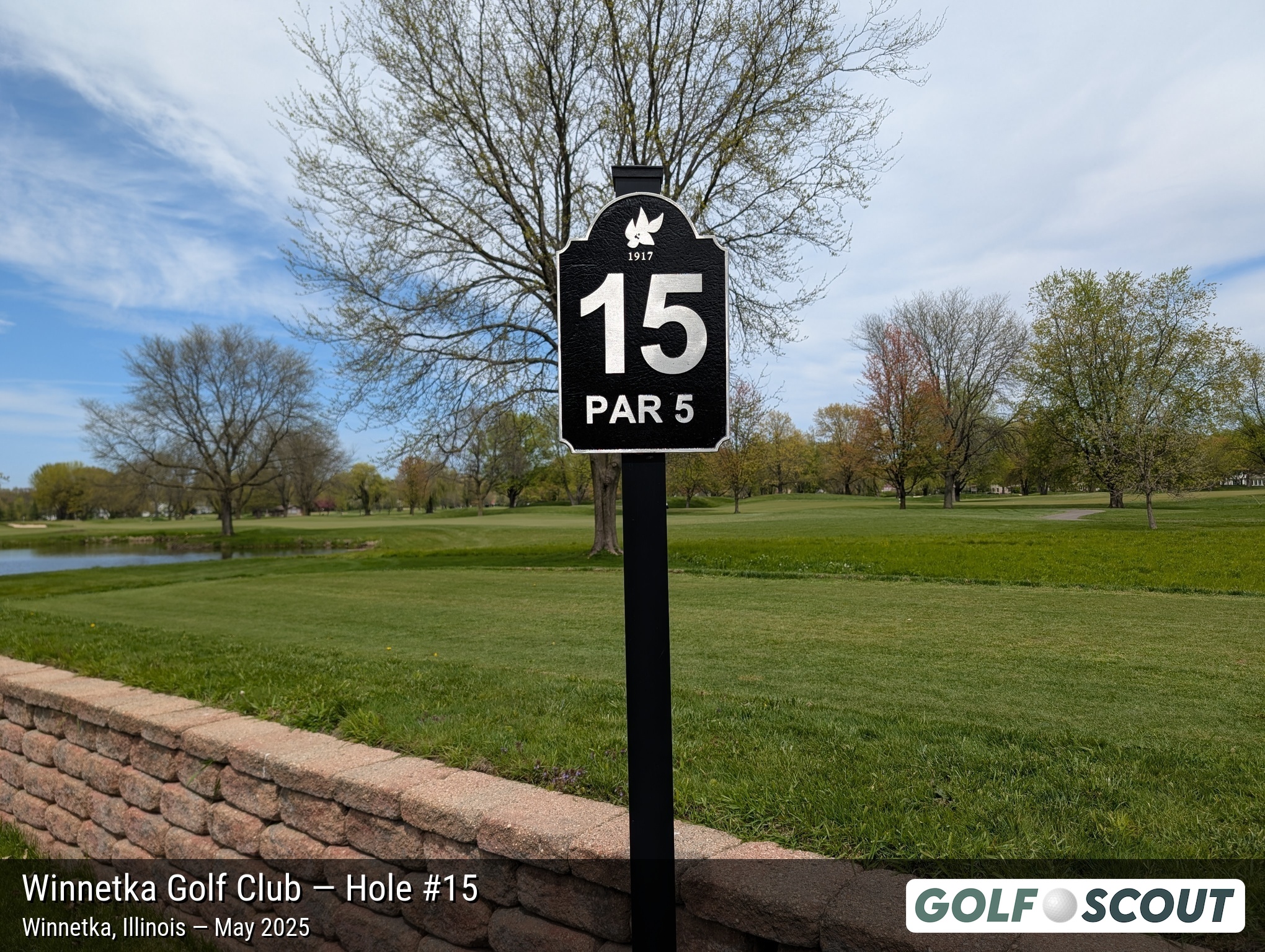 Hole 15 at Winnetka Golf Club