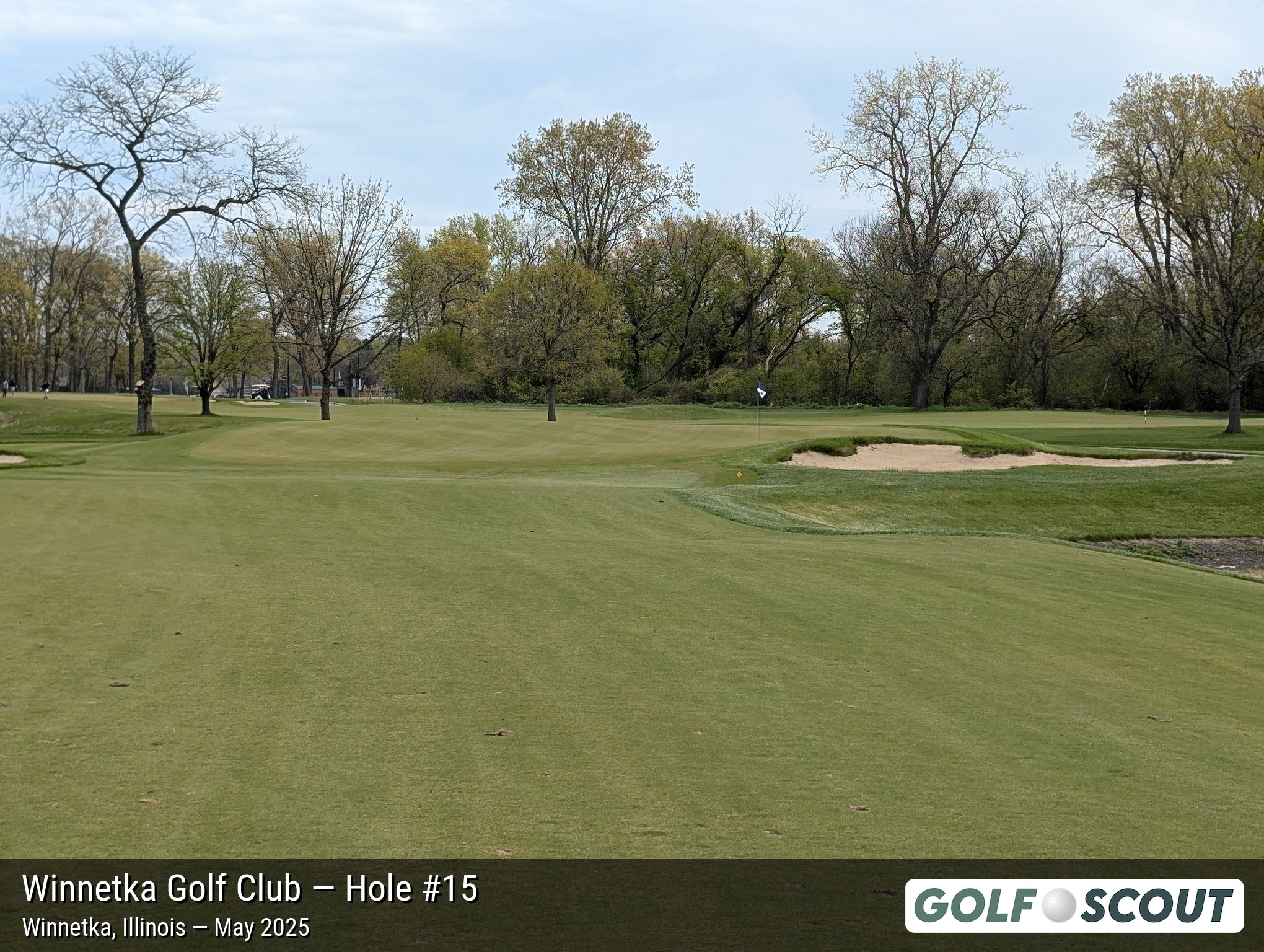 Hole 15 at Winnetka Golf Club