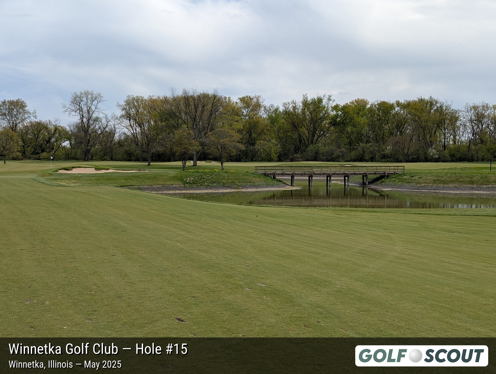 Hole 15 at Winnetka Golf Club