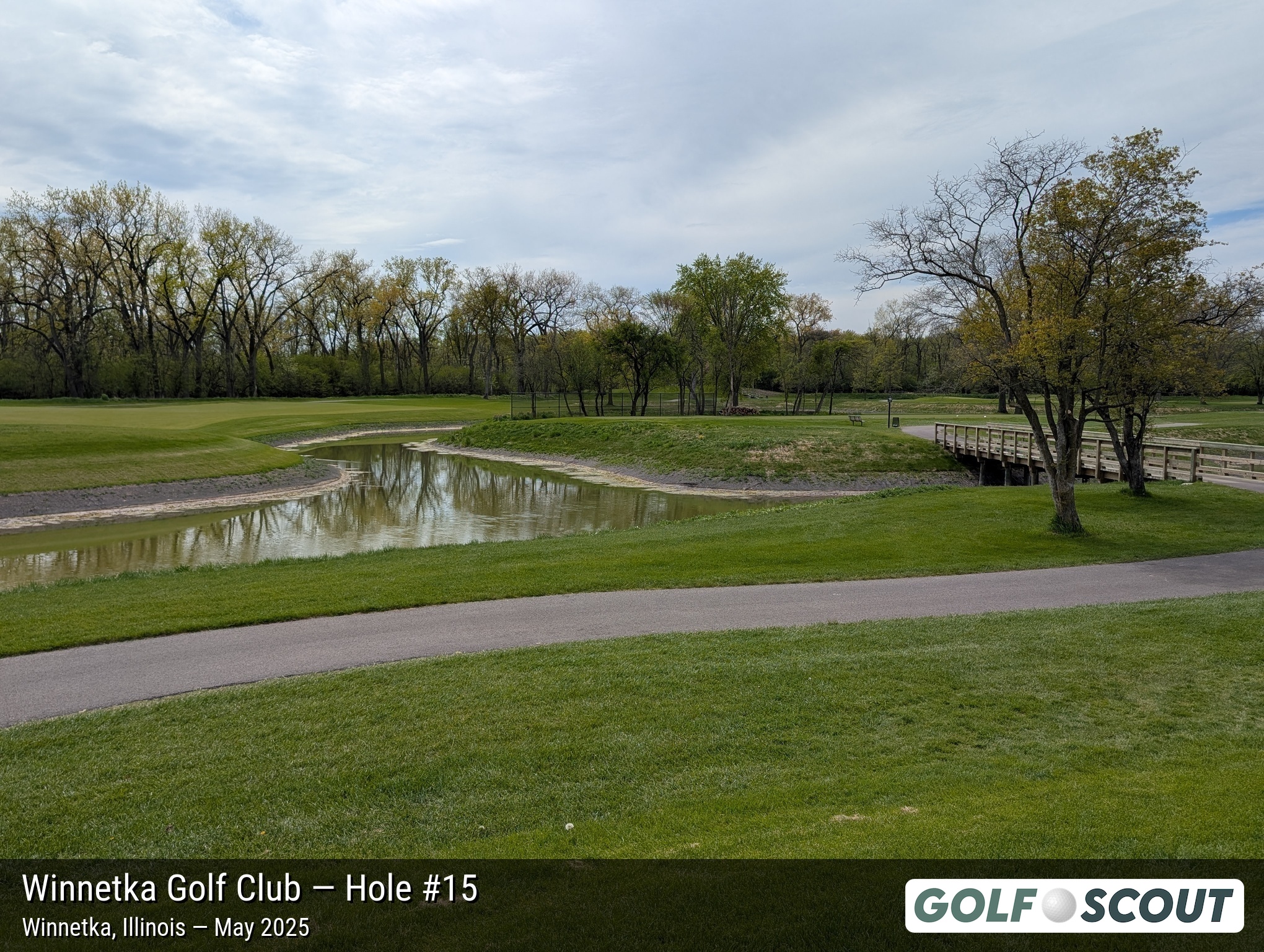 Hole 15 at Winnetka Golf Club