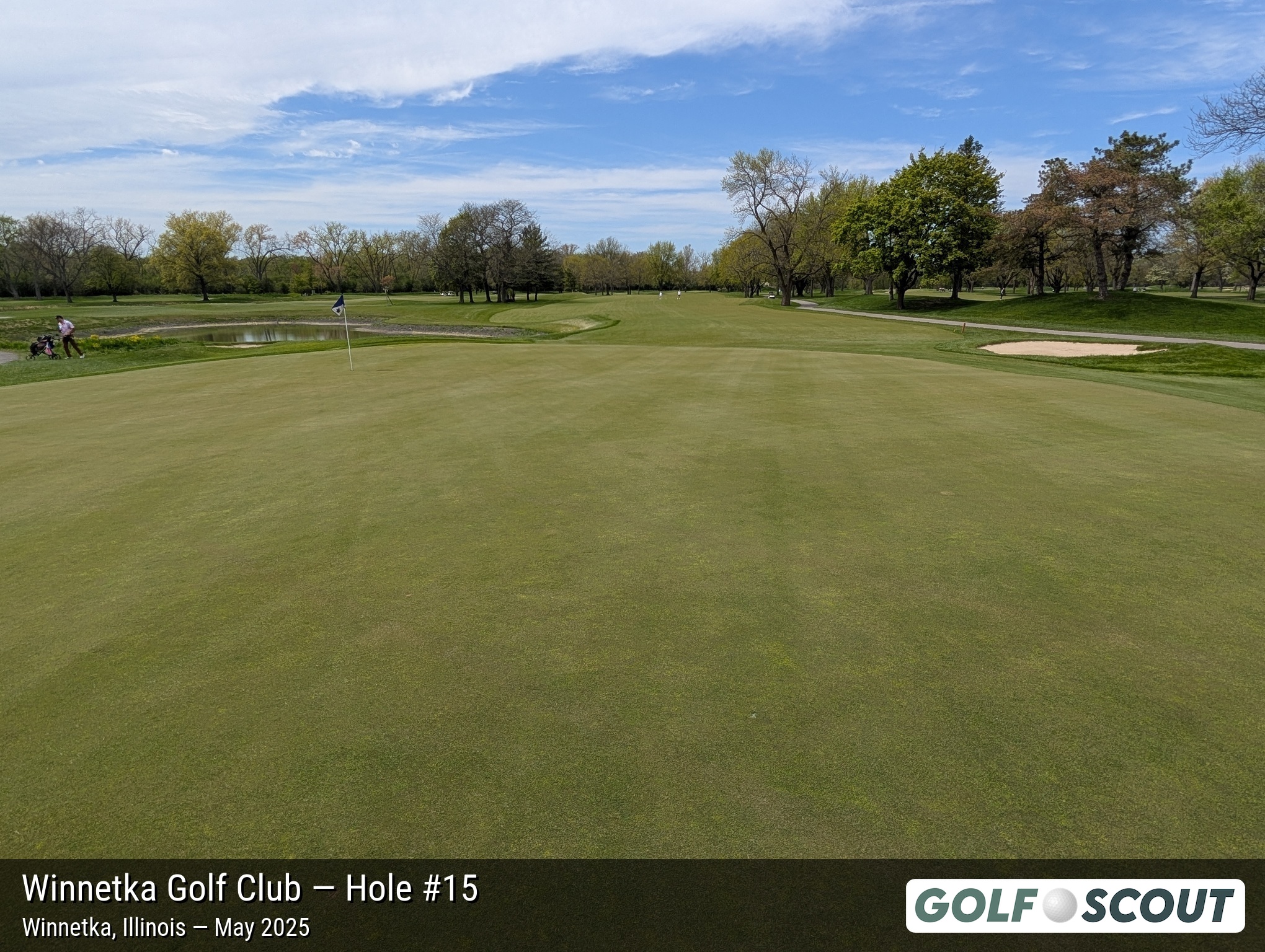 Hole 15 at Winnetka Golf Club