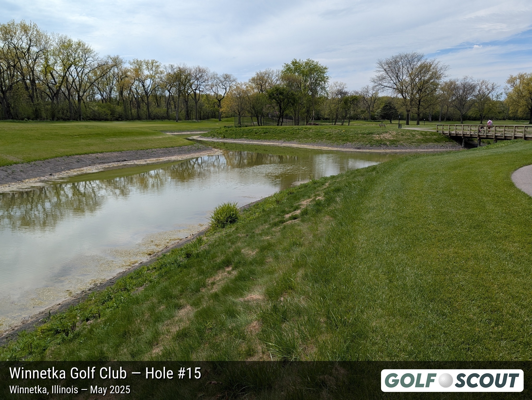 Hole 15 at Winnetka Golf Club
