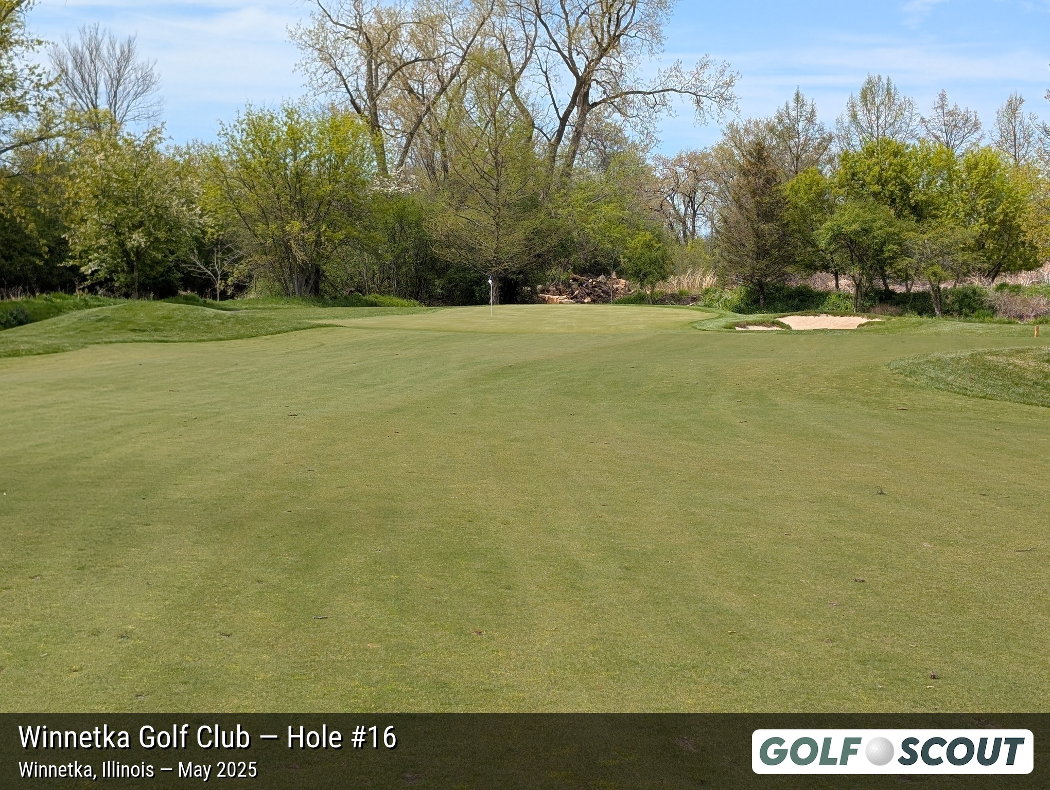 Hole 16 at Winnetka Golf Club