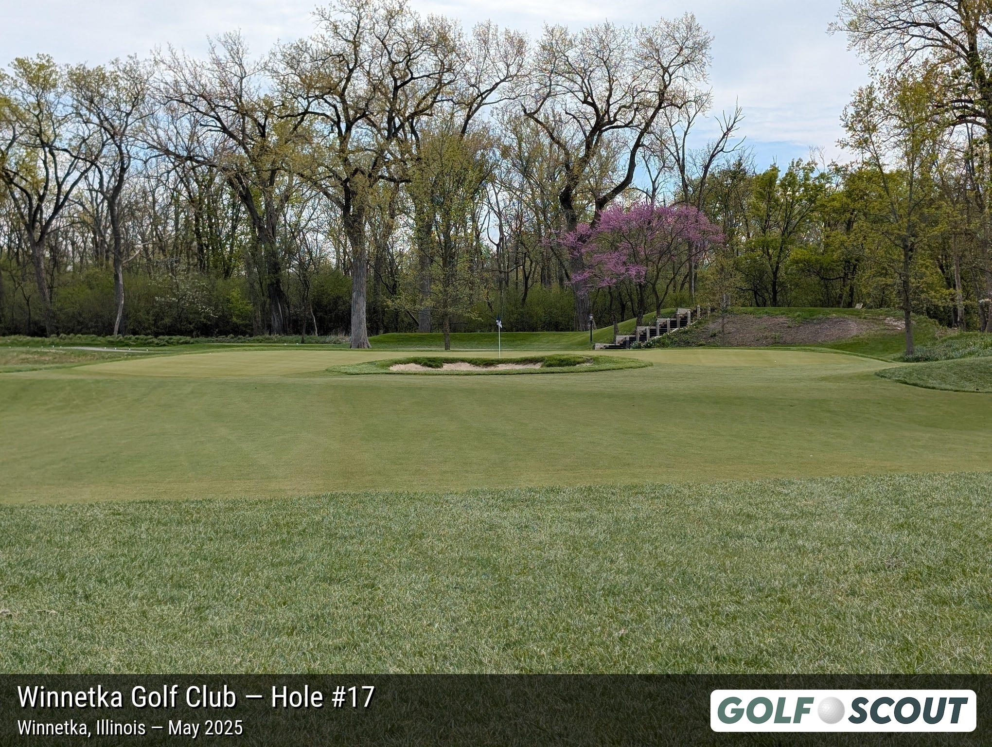 Hole 17 at Winnetka Golf Club