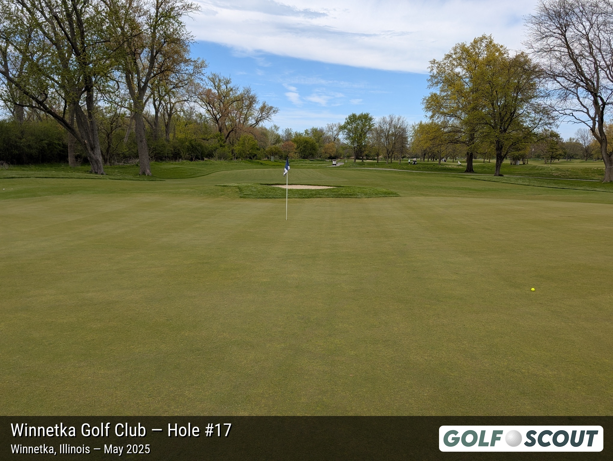 Hole 17 at Winnetka Golf Club