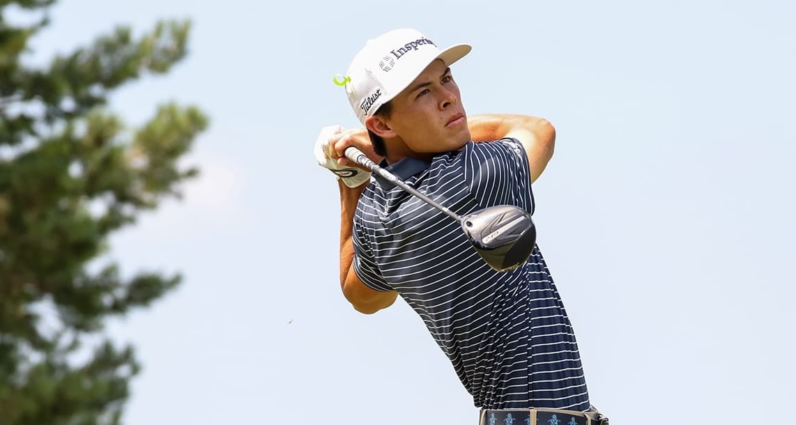 Evans Scholars Invitational golfer teeing off